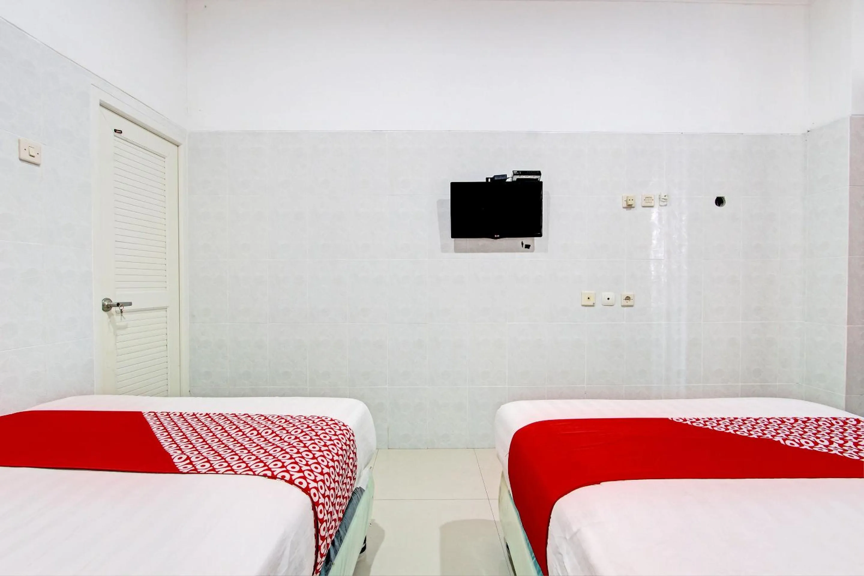 Bedroom in Hotel O Griya Lestari Pati 2