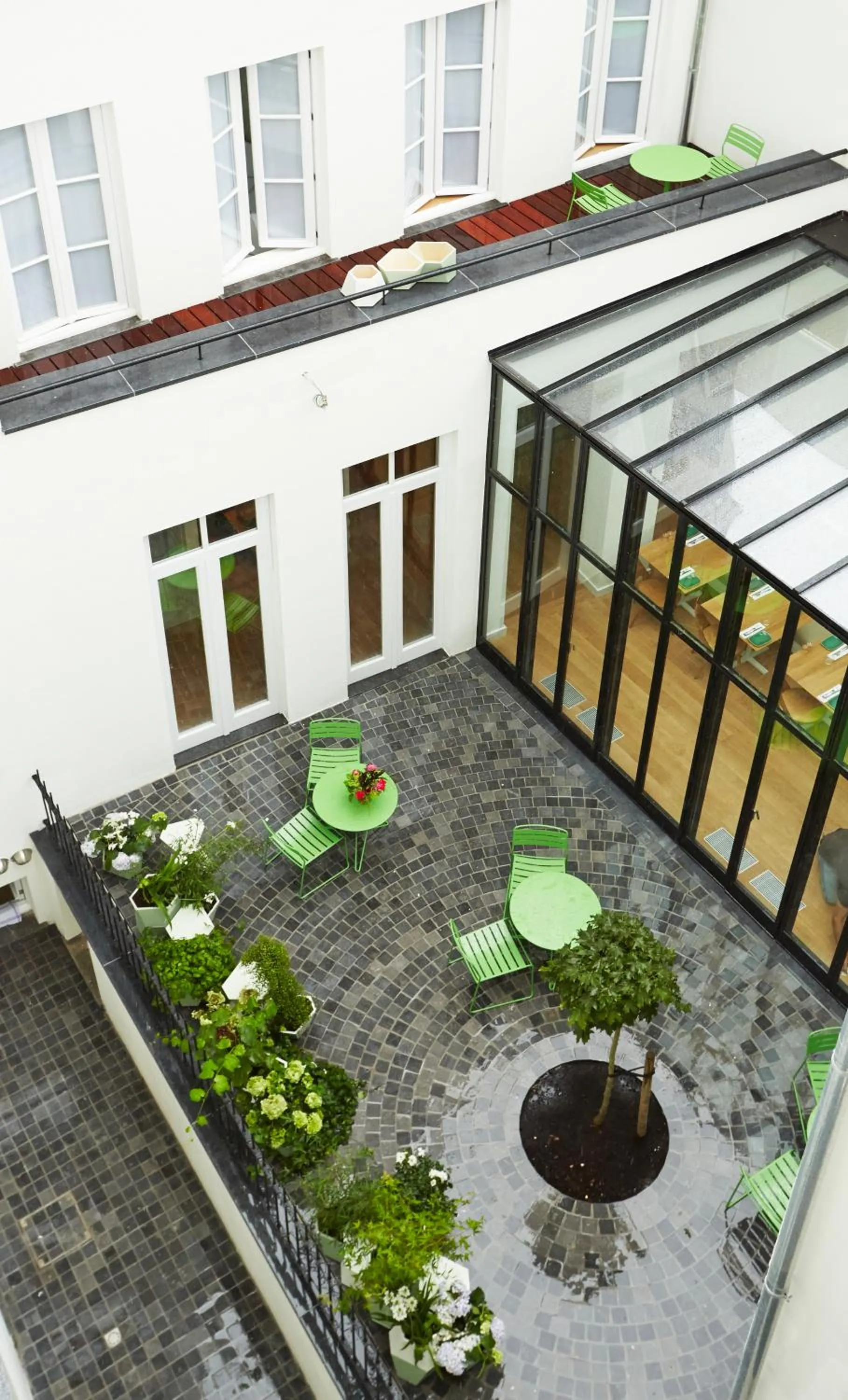 Garden in Hotel des Galeries