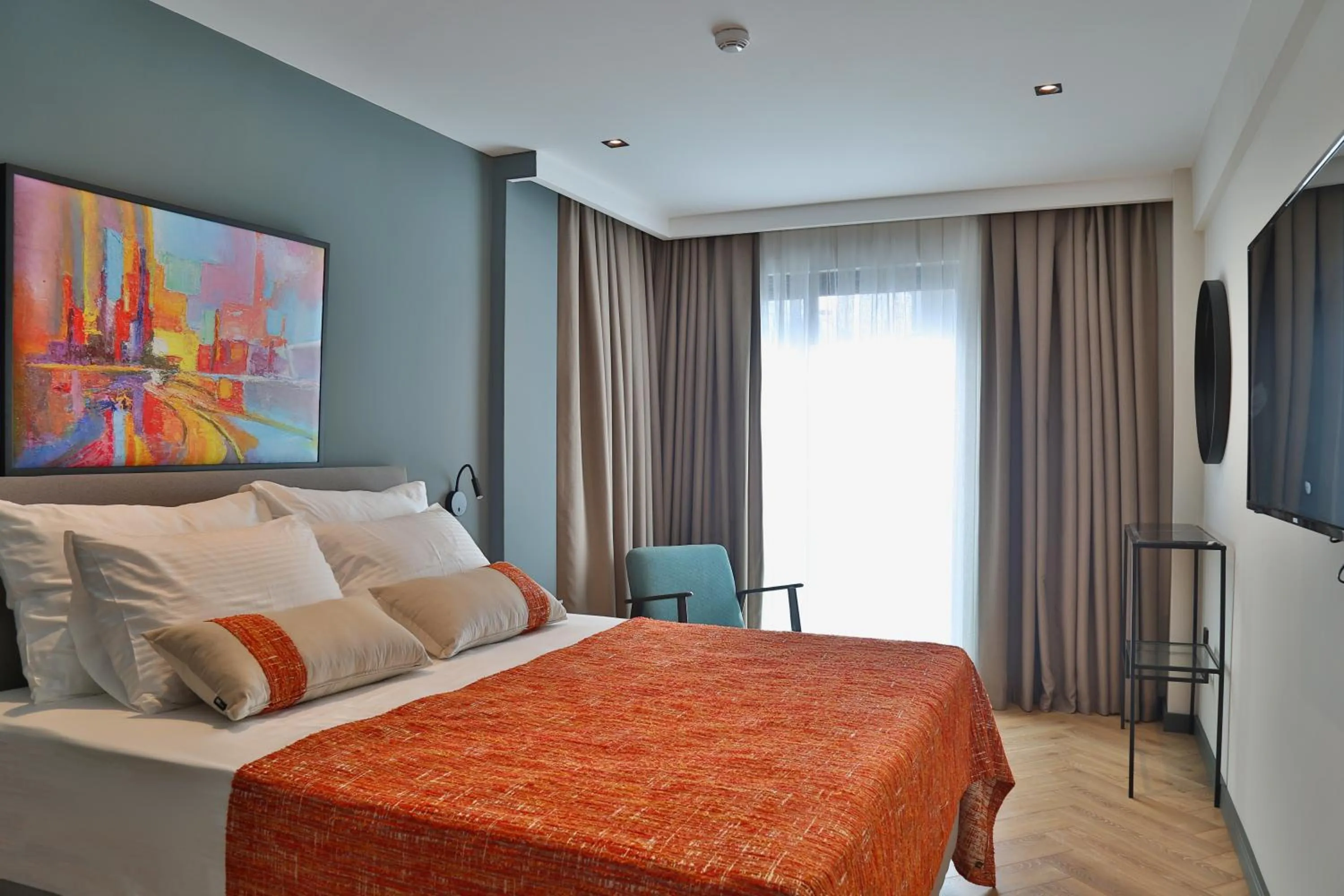 Bed in İn The Middle Hotel