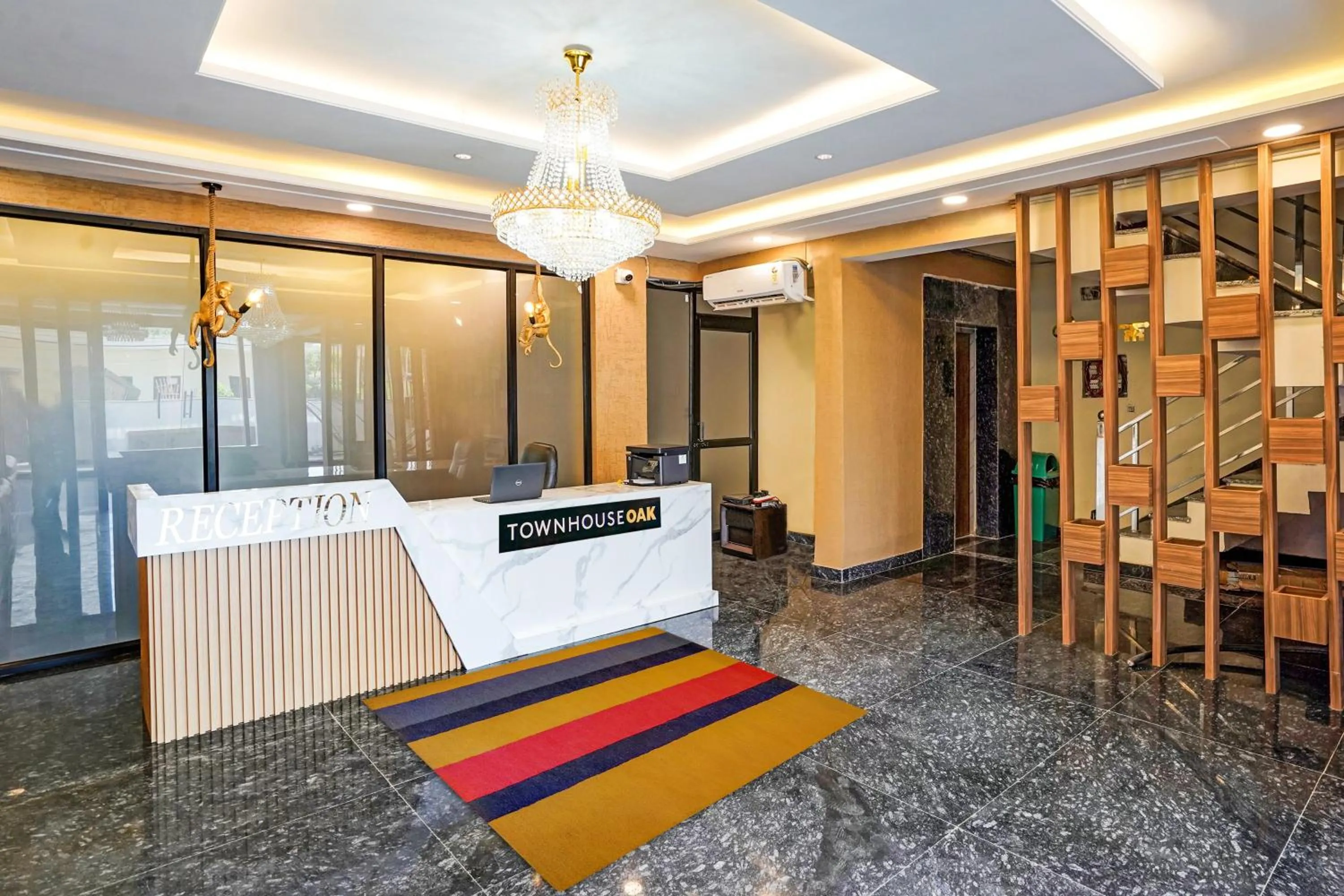 Lobby or reception in OYO Collection O DM 45
