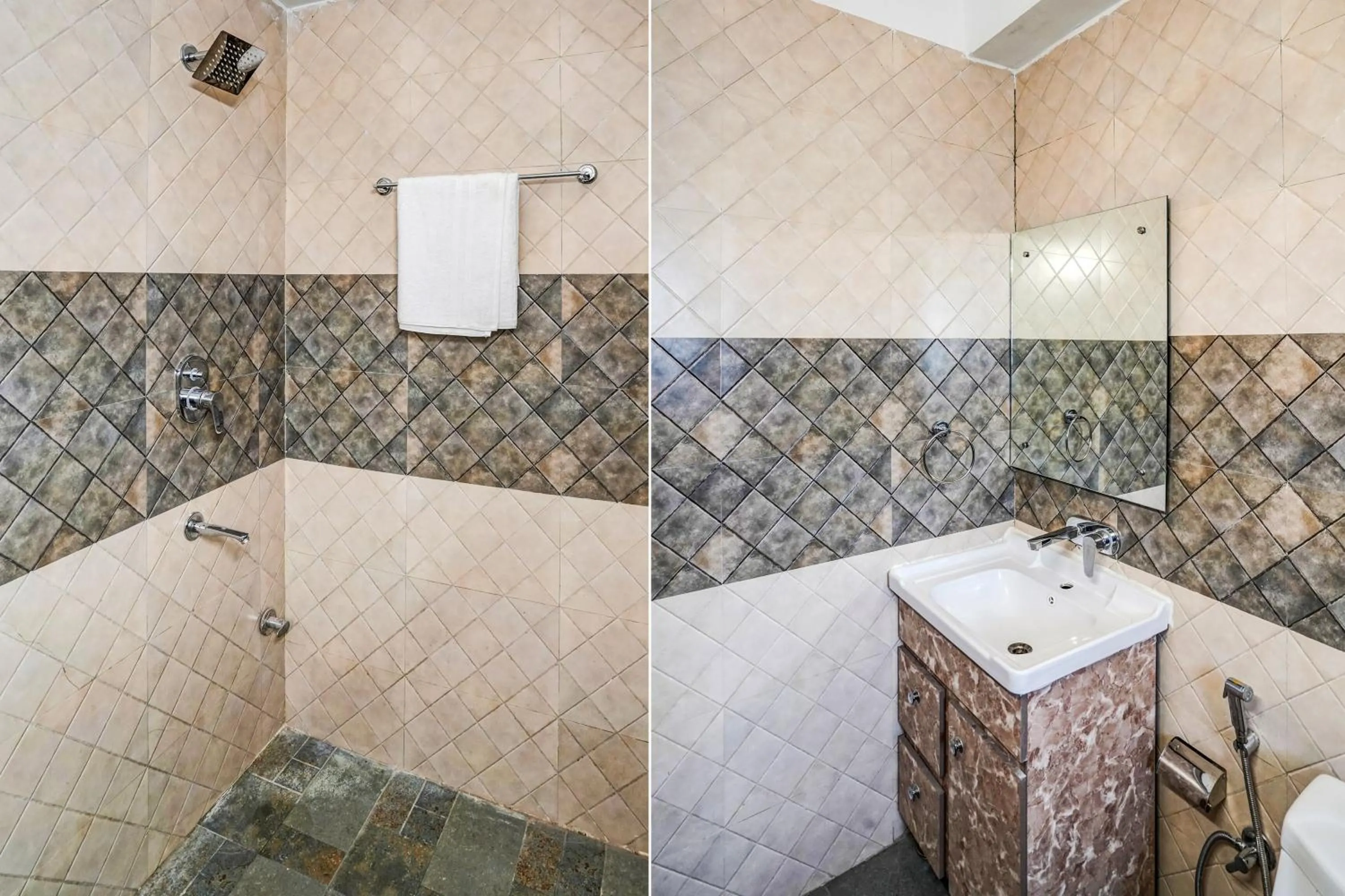 Bathroom in OYO Collection O DM 45