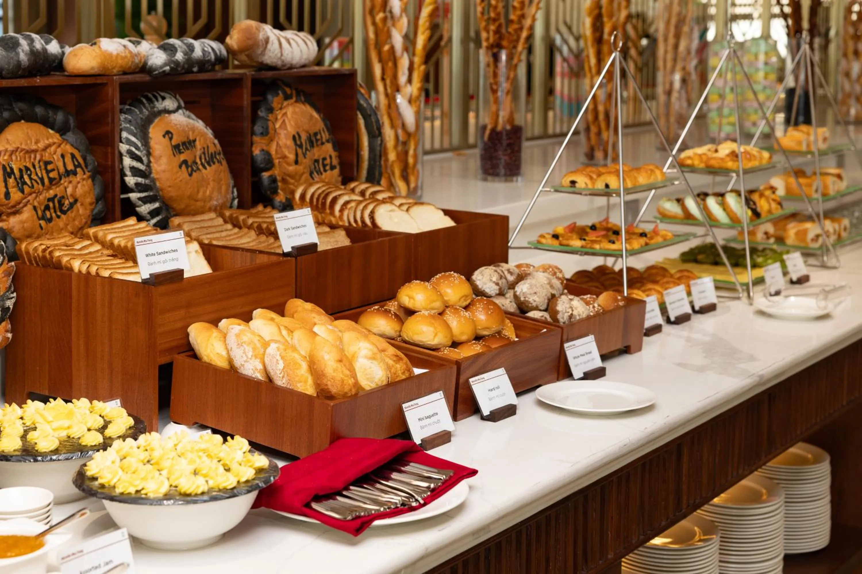 Buffet breakfast in Best Western Premier Marvella Nha Trang
