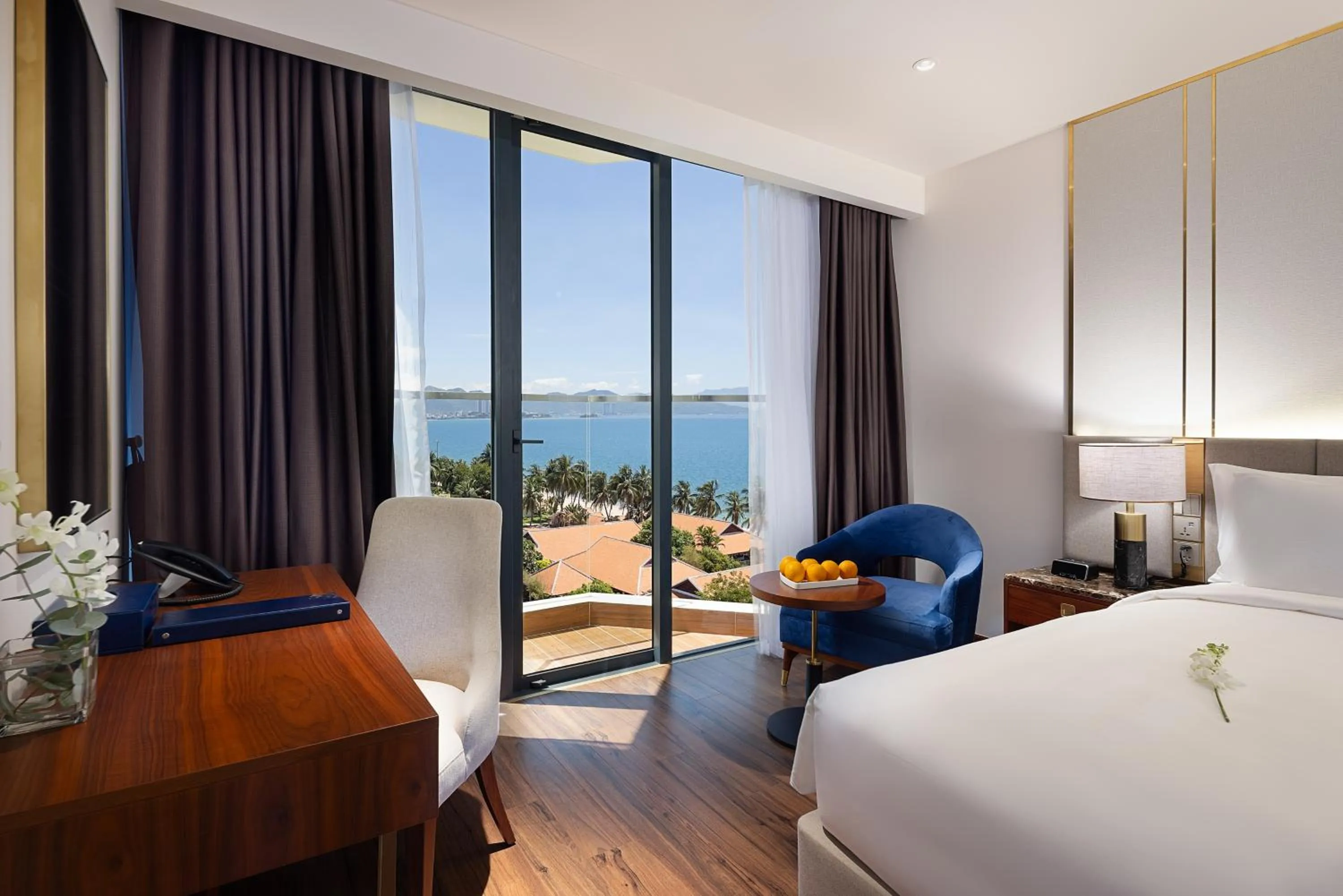 Balcony/Terrace, Bed in Best Western Premier Marvella Nha Trang