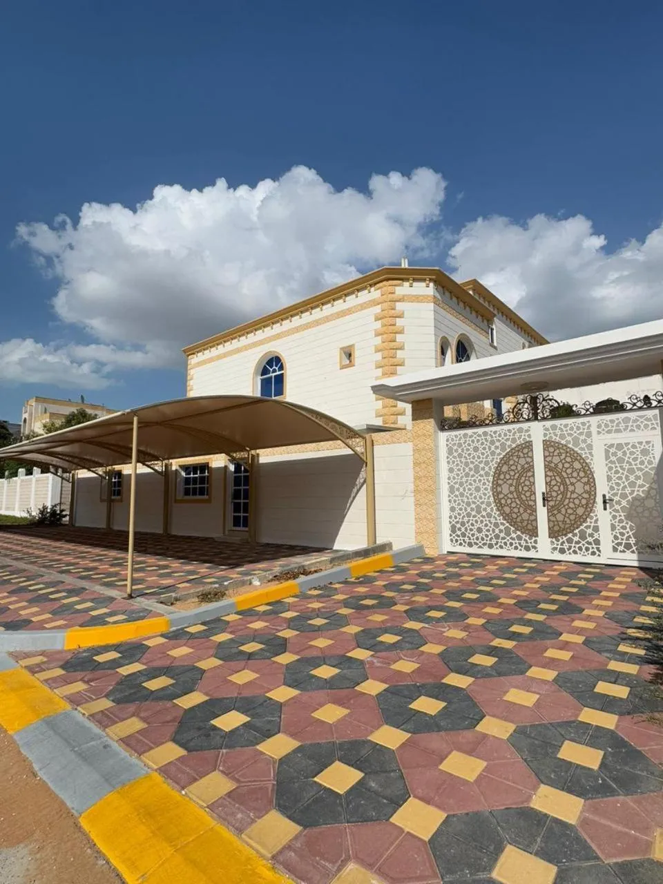 Property building in International Abu-Dhabi Hostel Villa