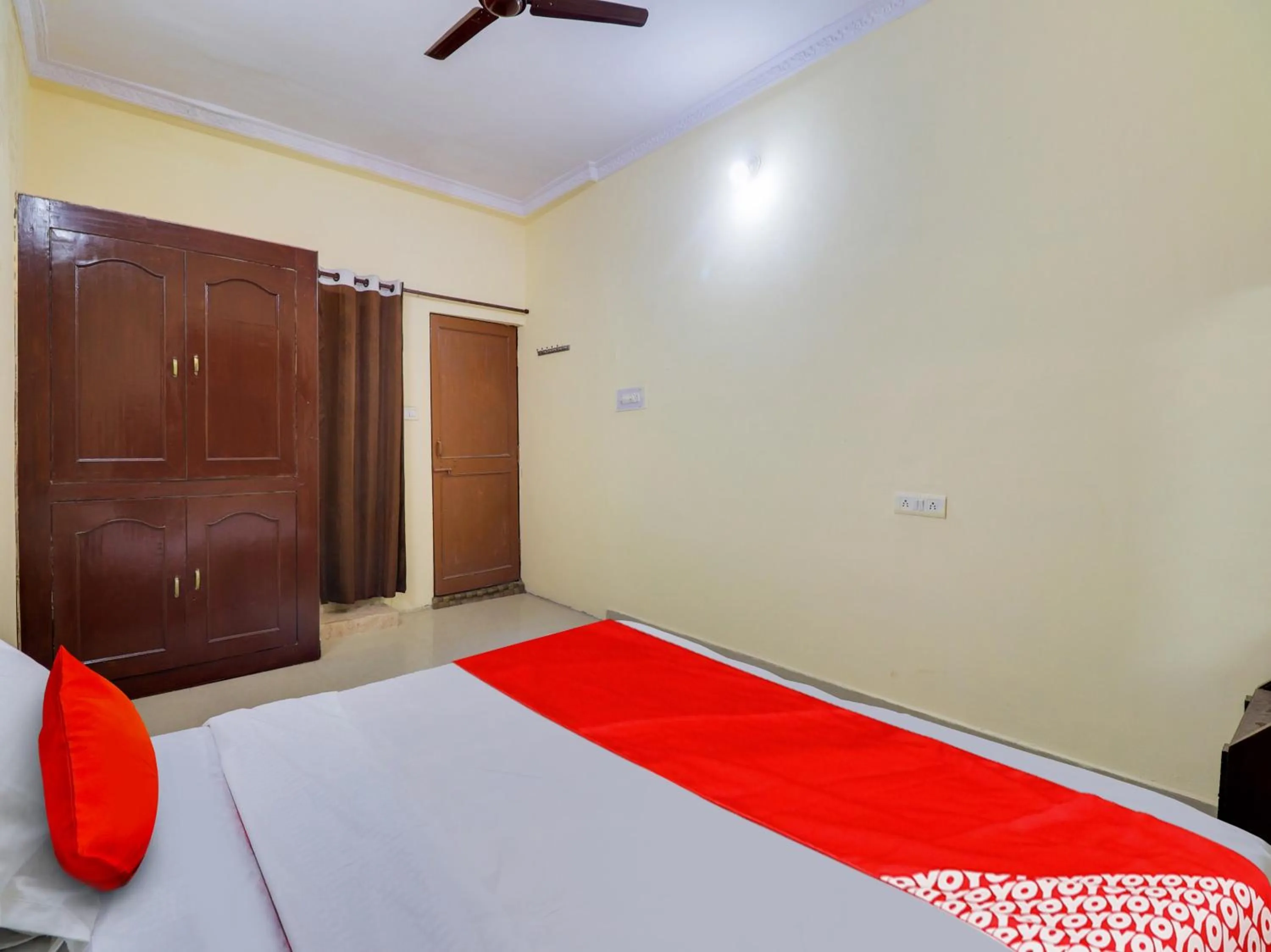 Bedroom, Bed in Hotel O GURUKRIPA INN