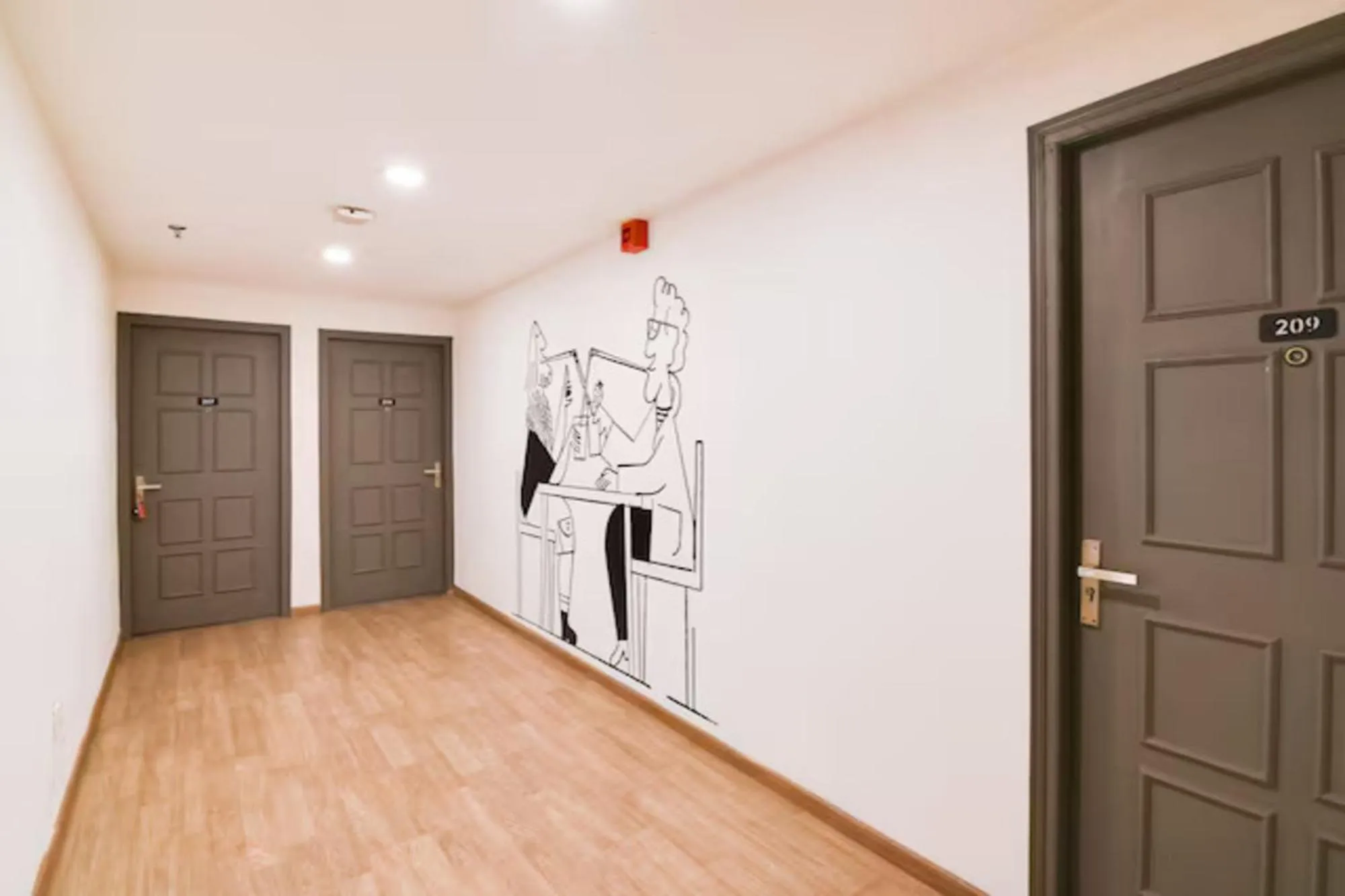 Floor plan in FabHotel Sayeeda International - 600m from Park Circus 7 Point