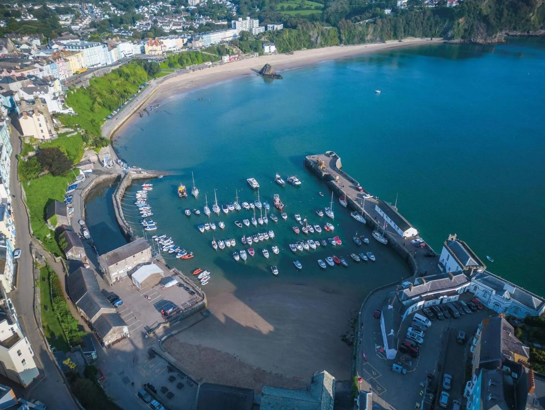 Floor plan in No 4 Croft House - Luxury 2 Bed Apartment - Tenby