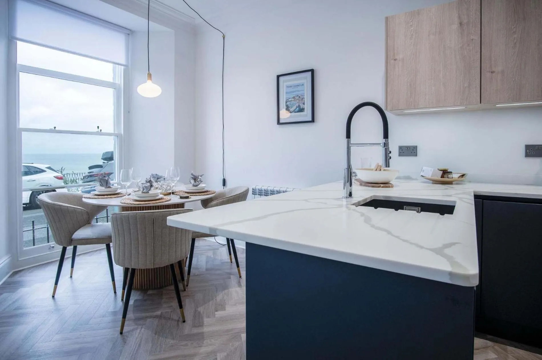 Floor plan in No 4 Croft House - Luxury 2 Bed Apartment - Tenby