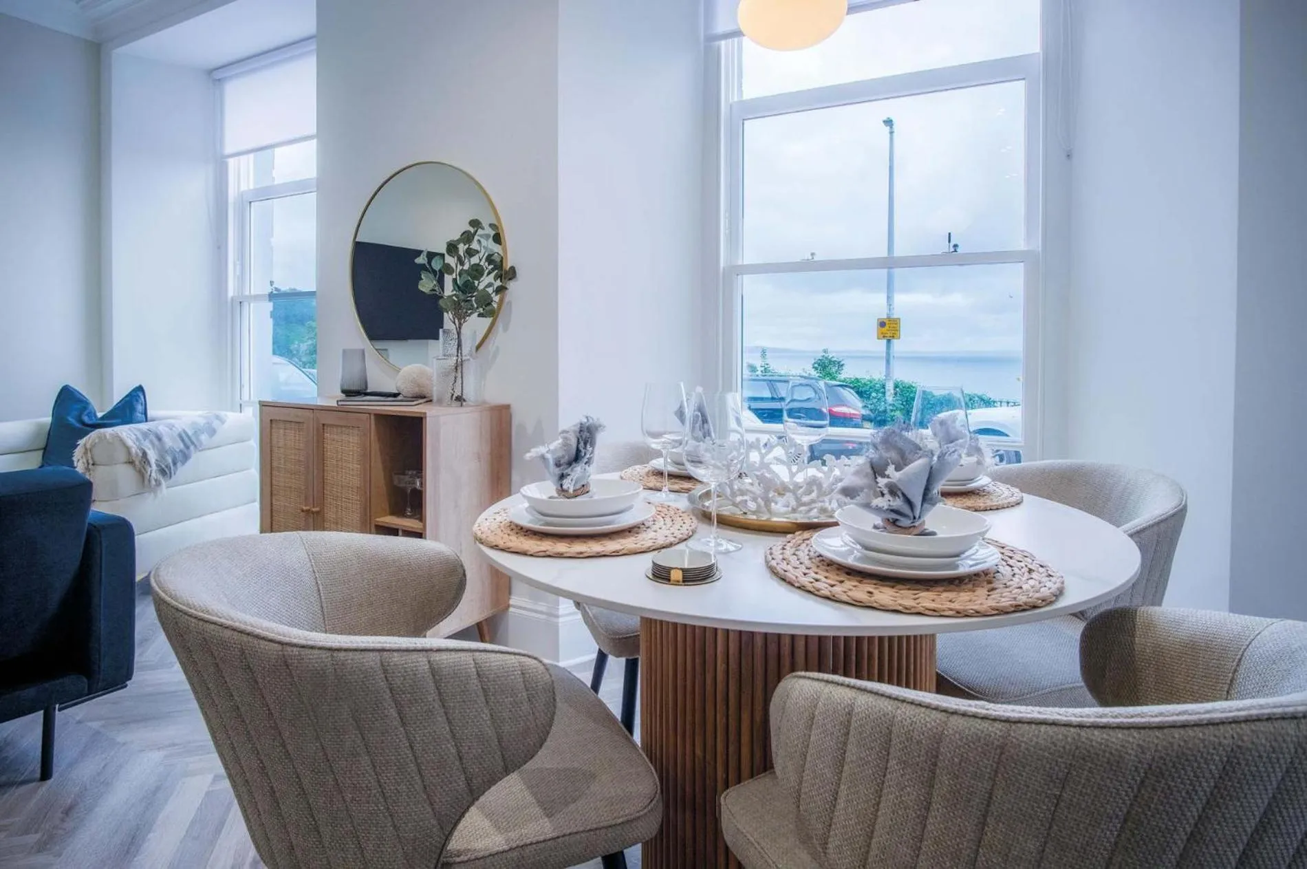 Floor plan in No 4 Croft House - Luxury 2 Bed Apartment - Tenby