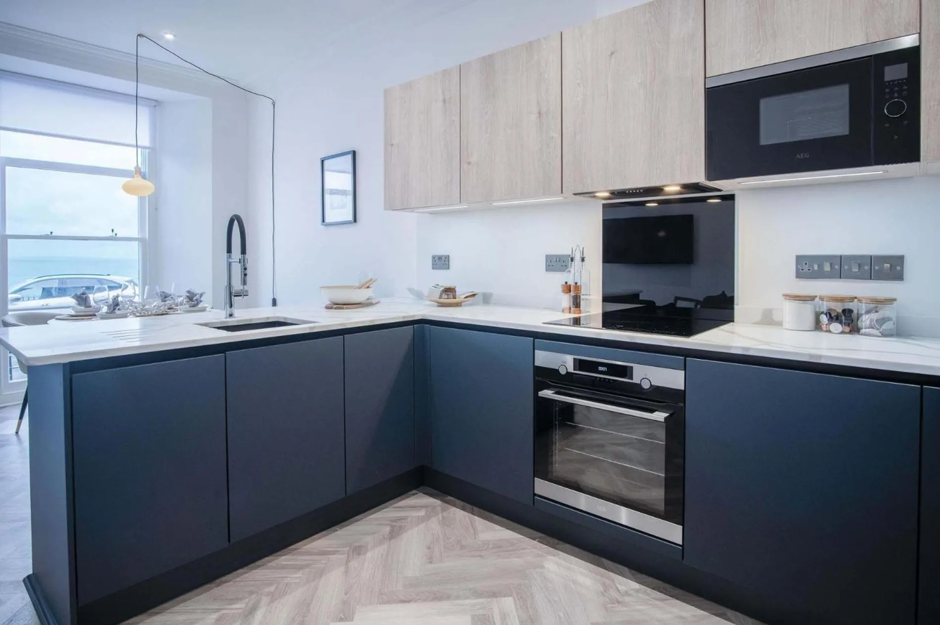 Floor plan in No 4 Croft House - Luxury 2 Bed Apartment - Tenby