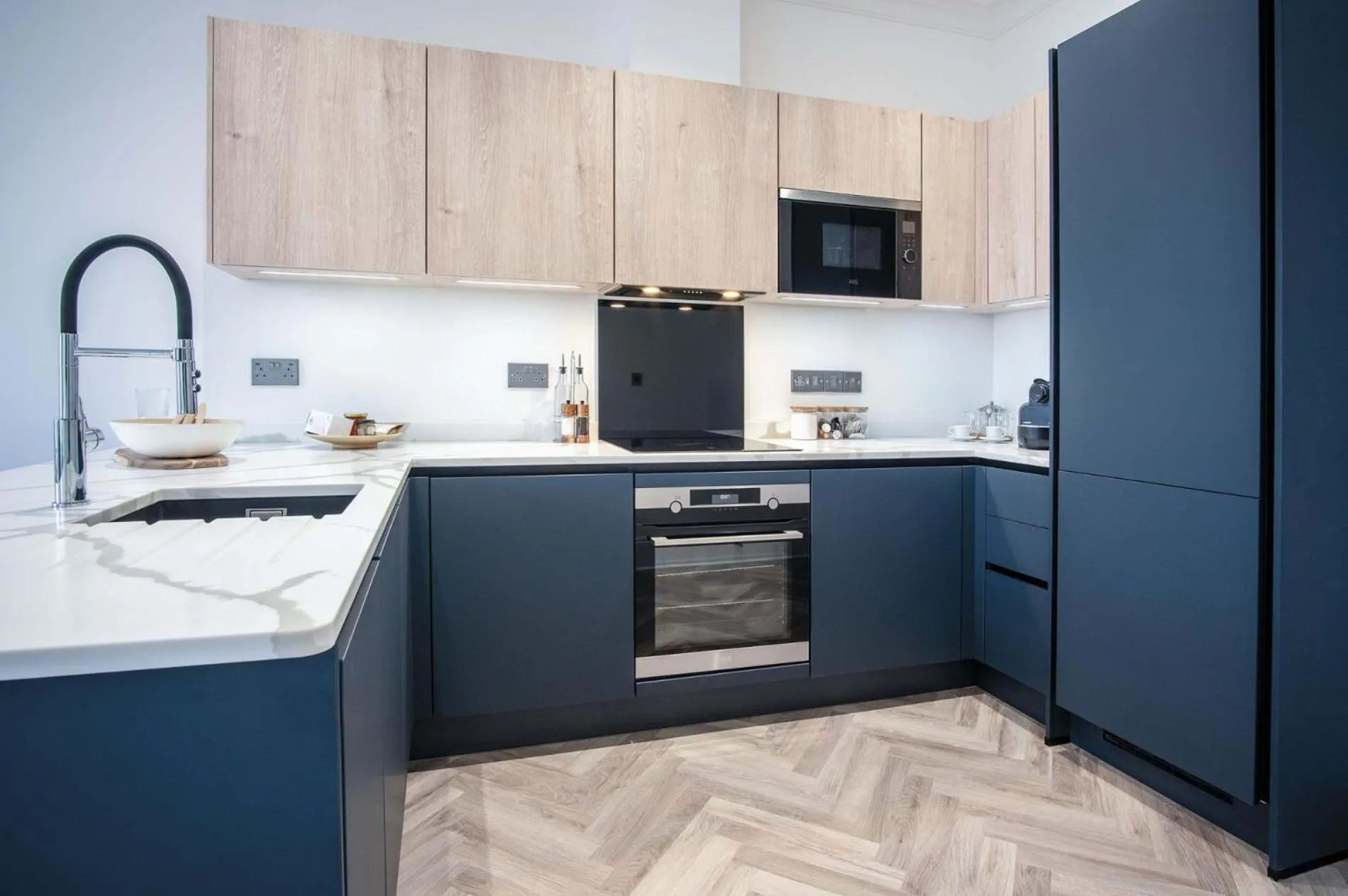 Floor plan in No 4 Croft House - Luxury 2 Bed Apartment - Tenby