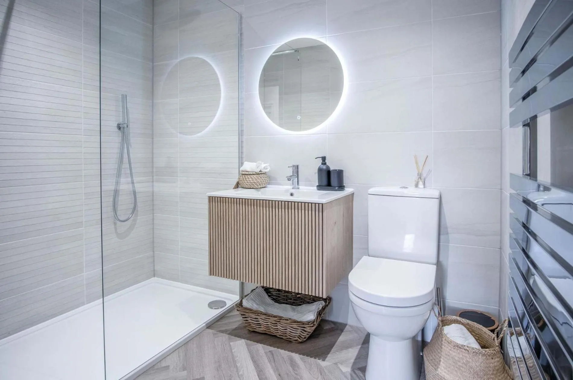 Floor plan in No 4 Croft House - Luxury 2 Bed Apartment - Tenby