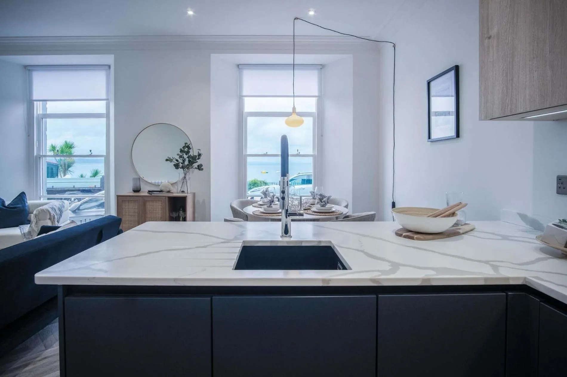 Floor plan in No 4 Croft House - Luxury 2 Bed Apartment - Tenby