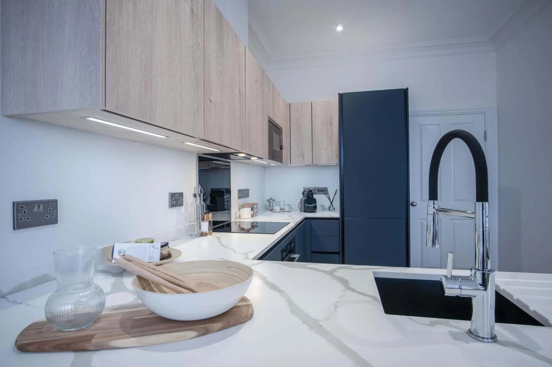 Floor plan in No 4 Croft House - Luxury 2 Bed Apartment - Tenby