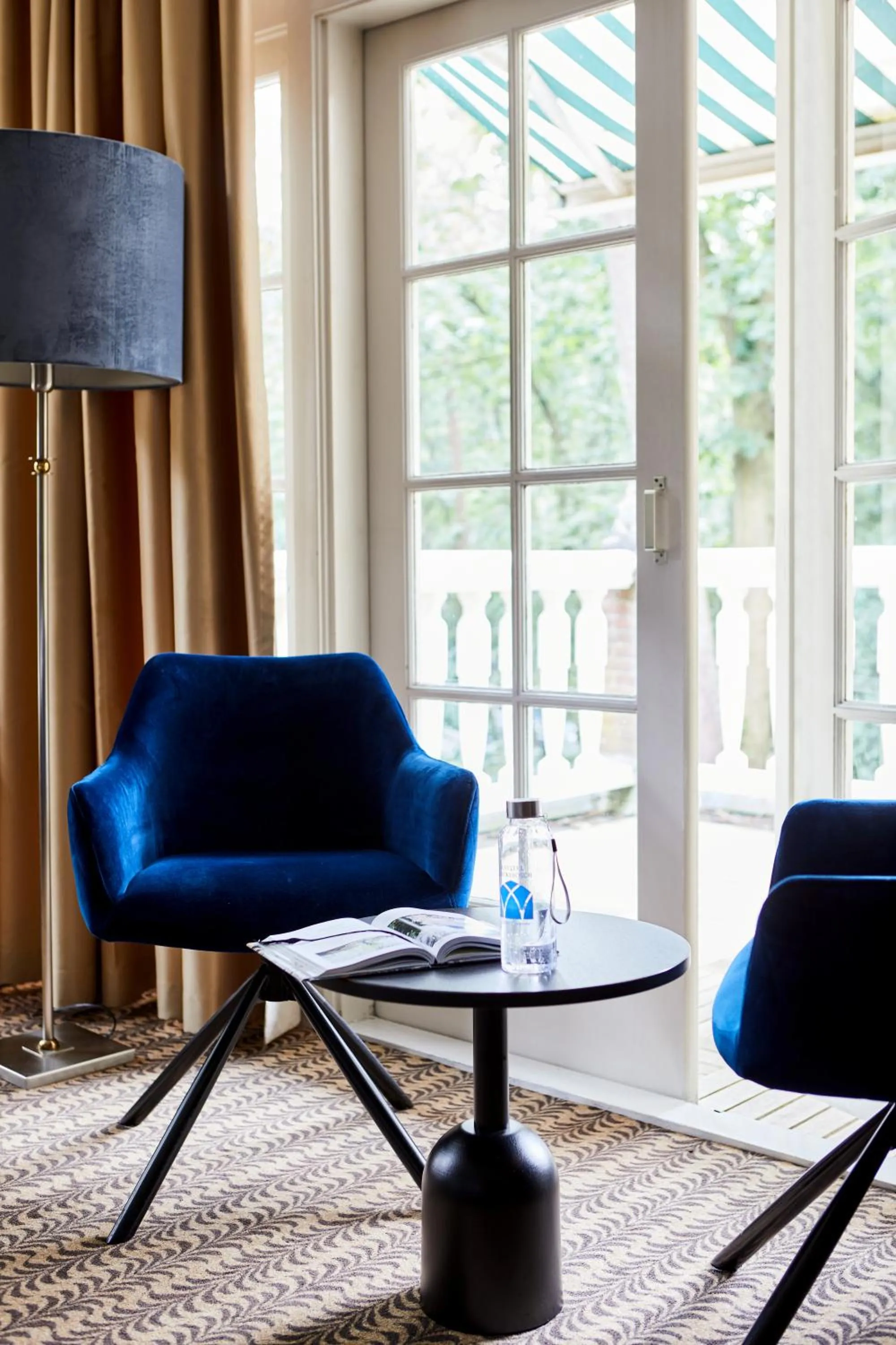 Seating area in Kasteel Kerckebosch