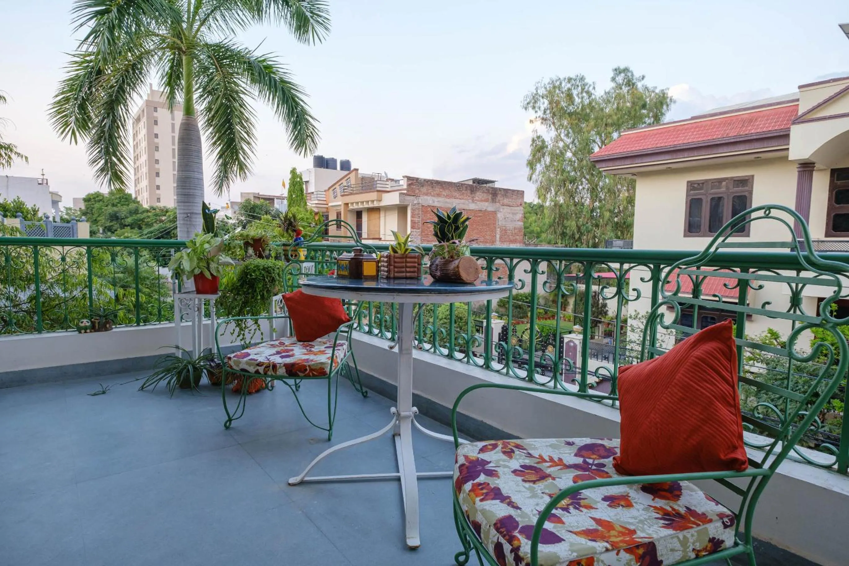 Balcony/Terrace in Shree Nikunj - A Luxury Boutique Homestay in Jaipur