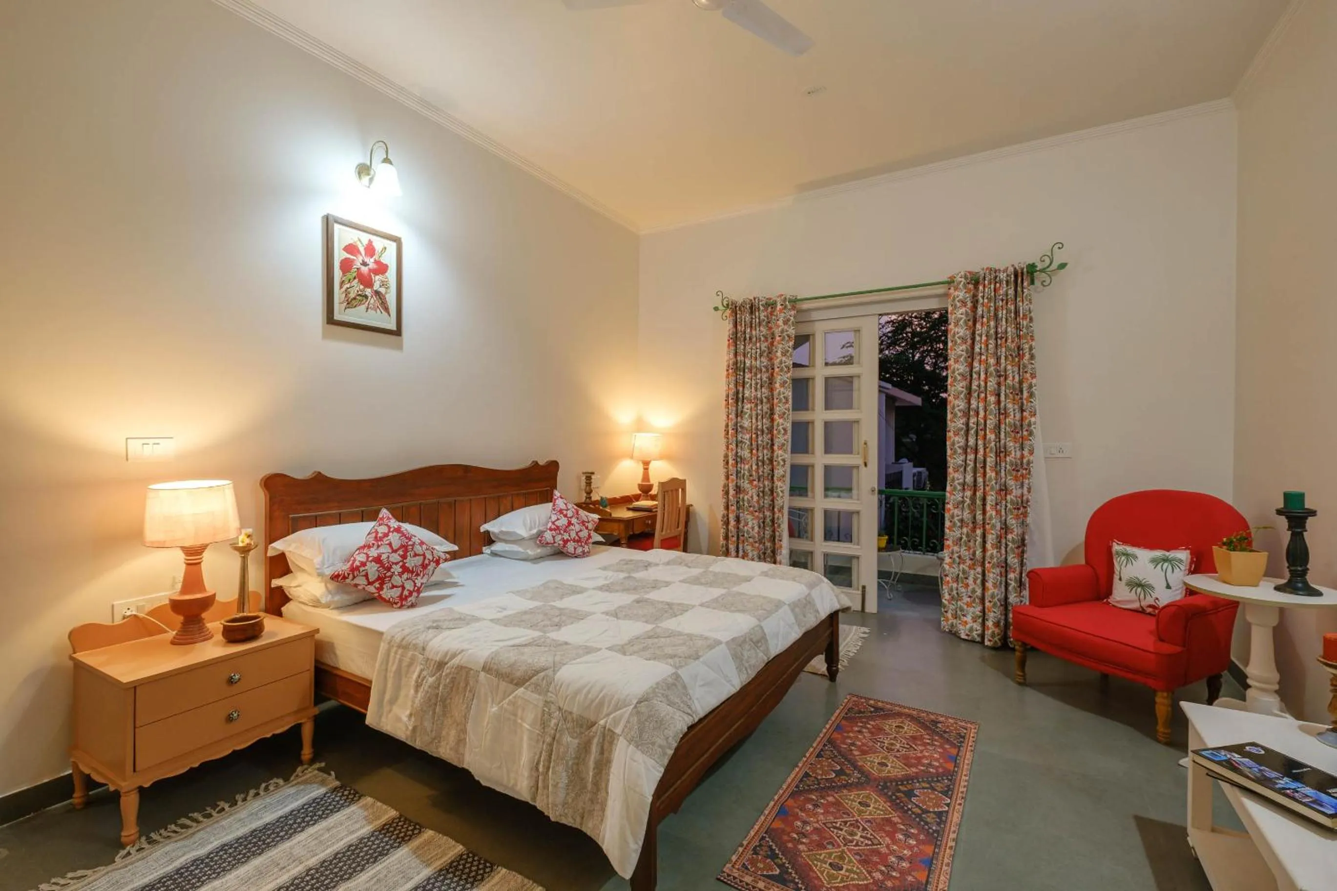 Bed in Shree Nikunj - A Luxury Boutique Homestay in Jaipur