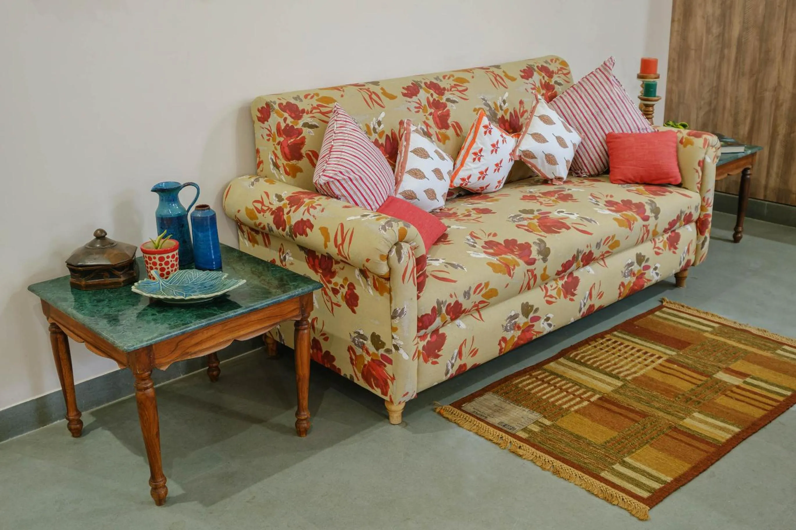 Seating area in Shree Nikunj - A Luxury Boutique Homestay in Jaipur