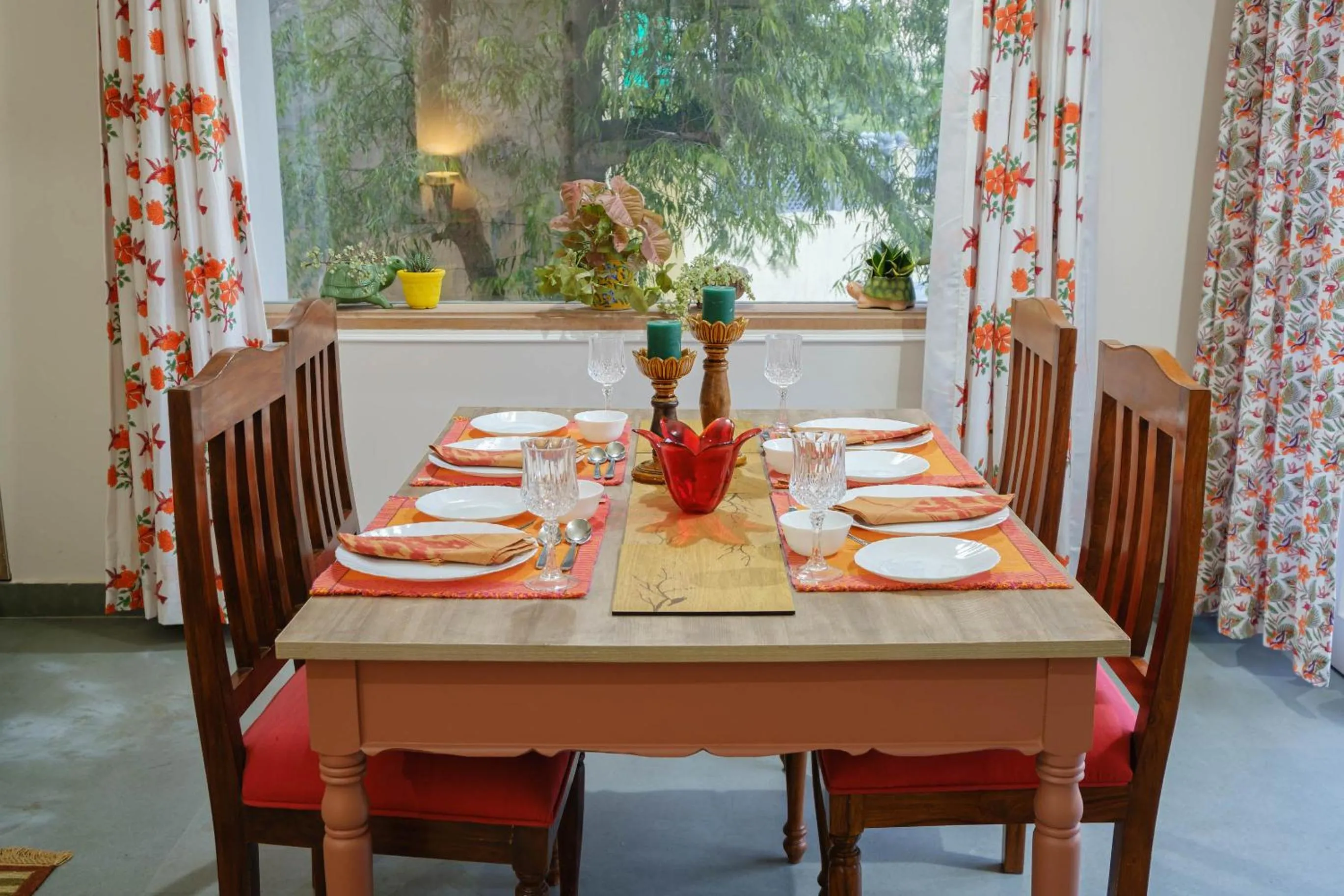 Dining area in Shree Nikunj - A Luxury Boutique Homestay in Jaipur