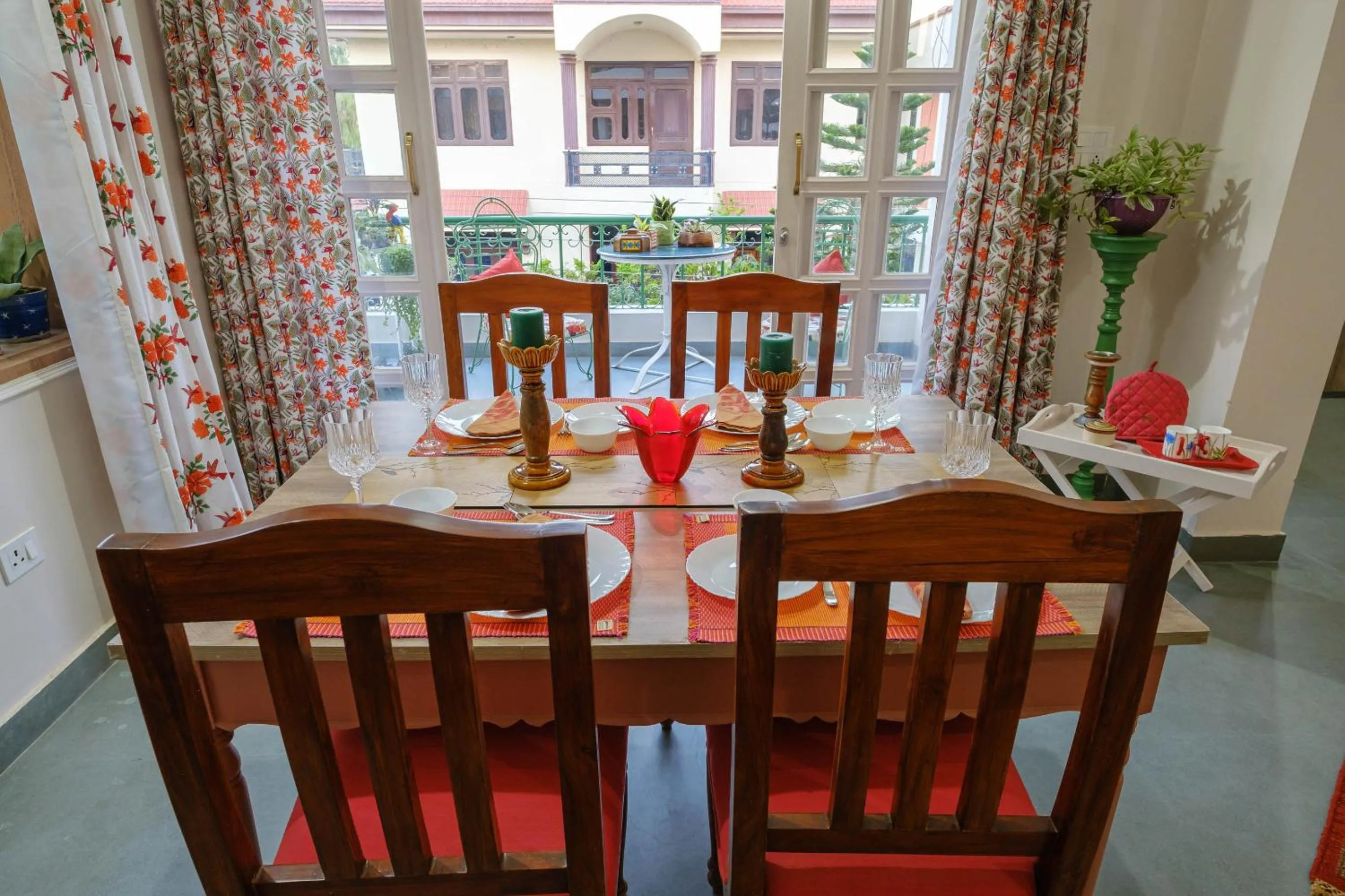 Balcony/Terrace in Shree Nikunj - A Luxury Boutique Homestay in Jaipur