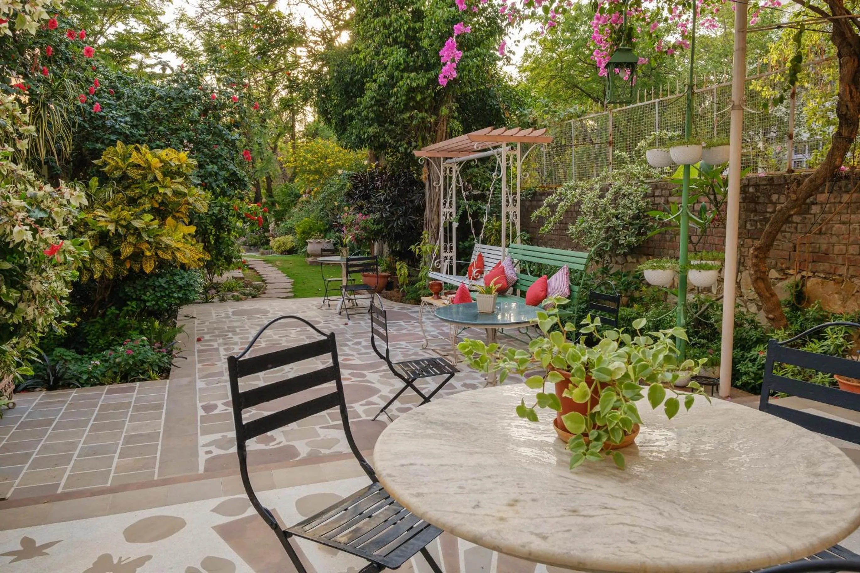 Patio in Shree Nikunj - A Luxury Boutique Homestay in Jaipur