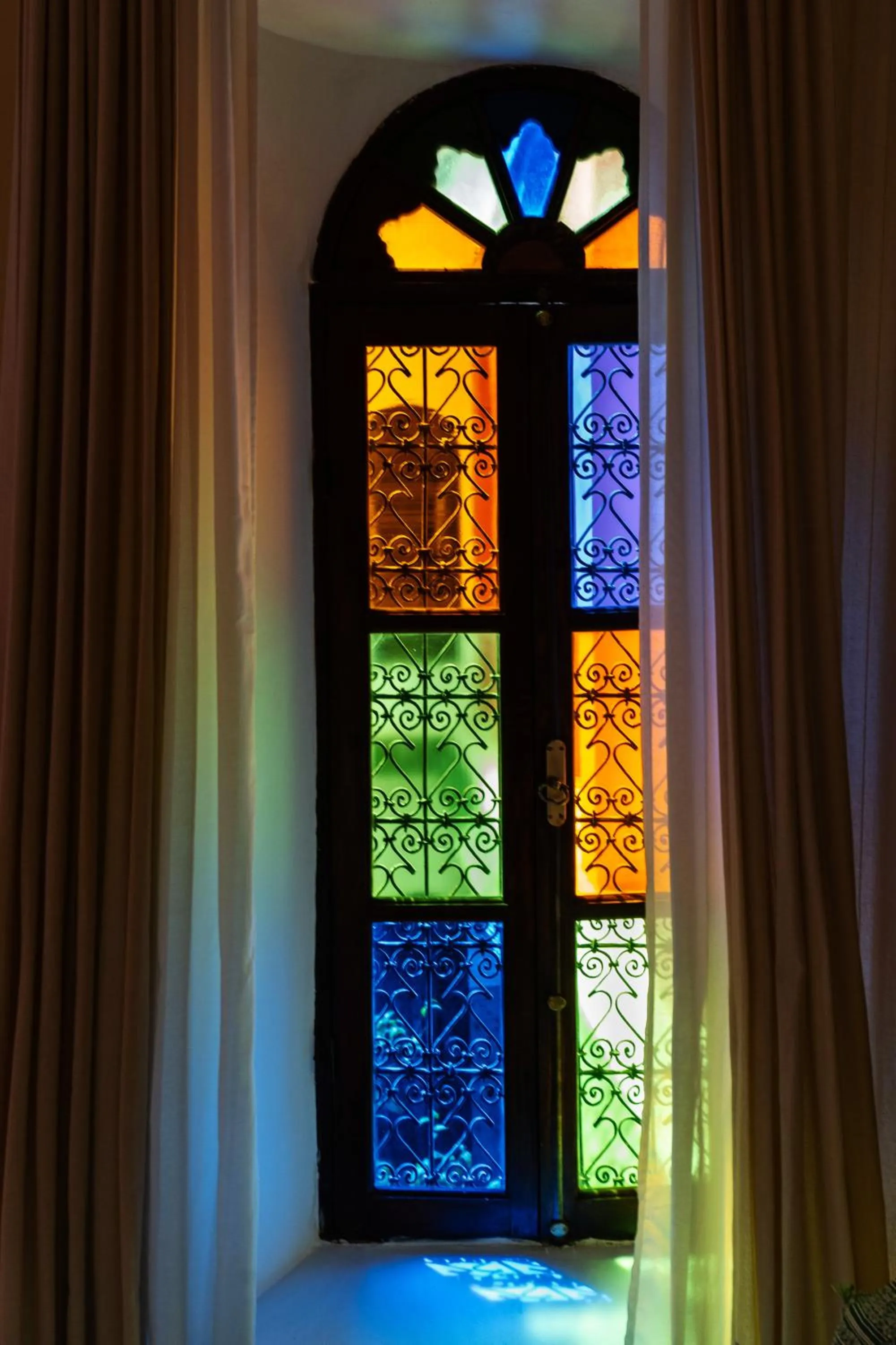 Decorative detail in Riad Taghia