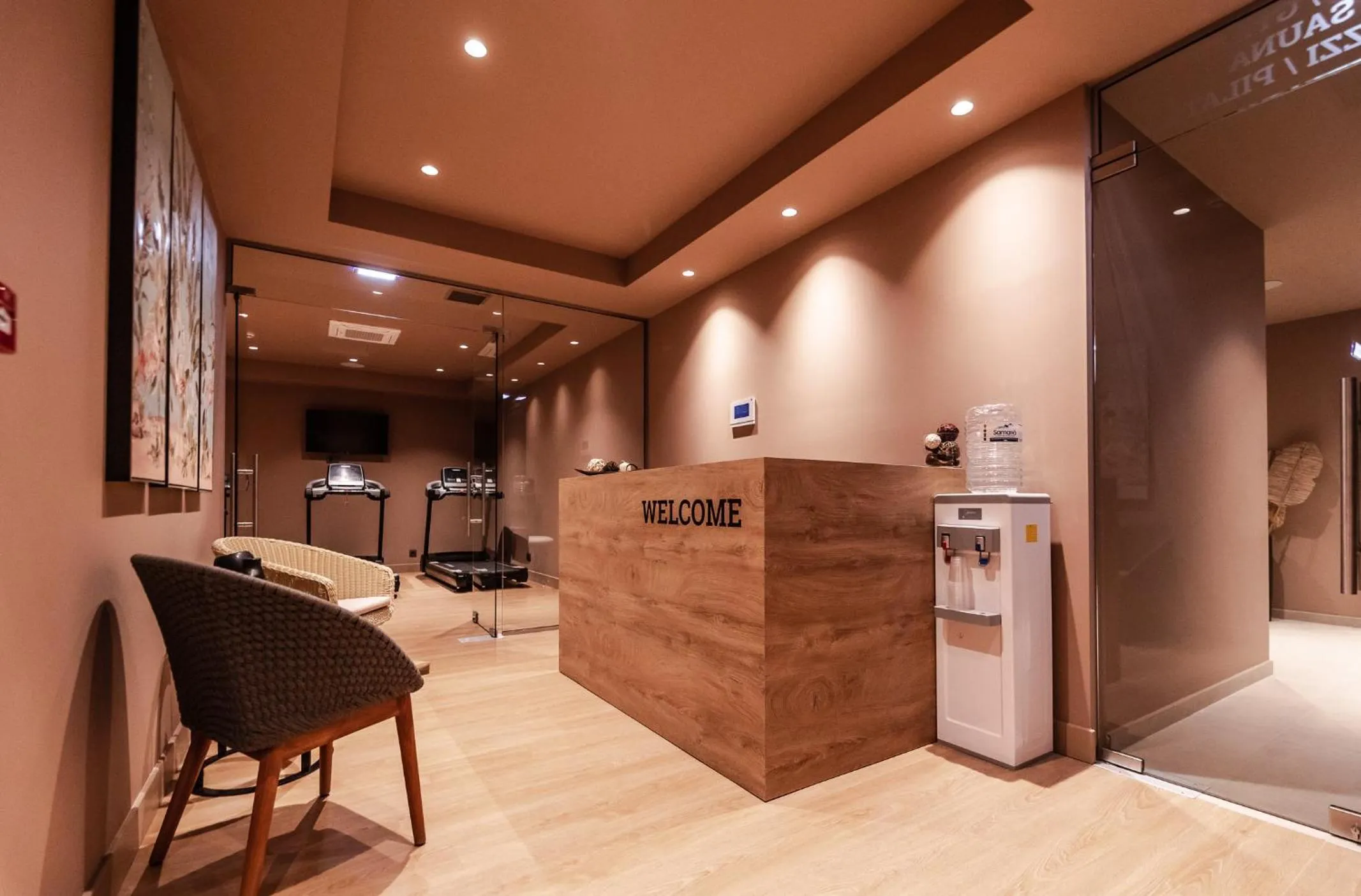 Fitness centre/facilities in Magnes Hotel