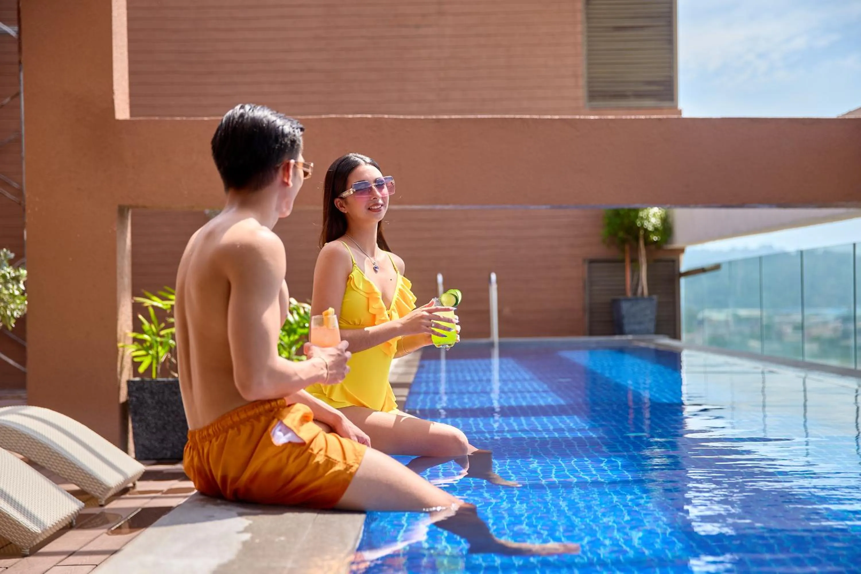 Pool view in The Aurora Subic Hotel Managed By HII