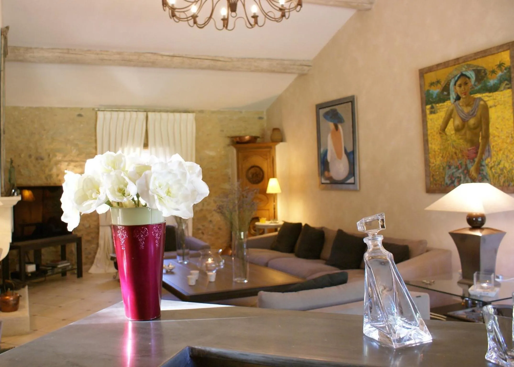 Decorative detail in Mas de Chantounette