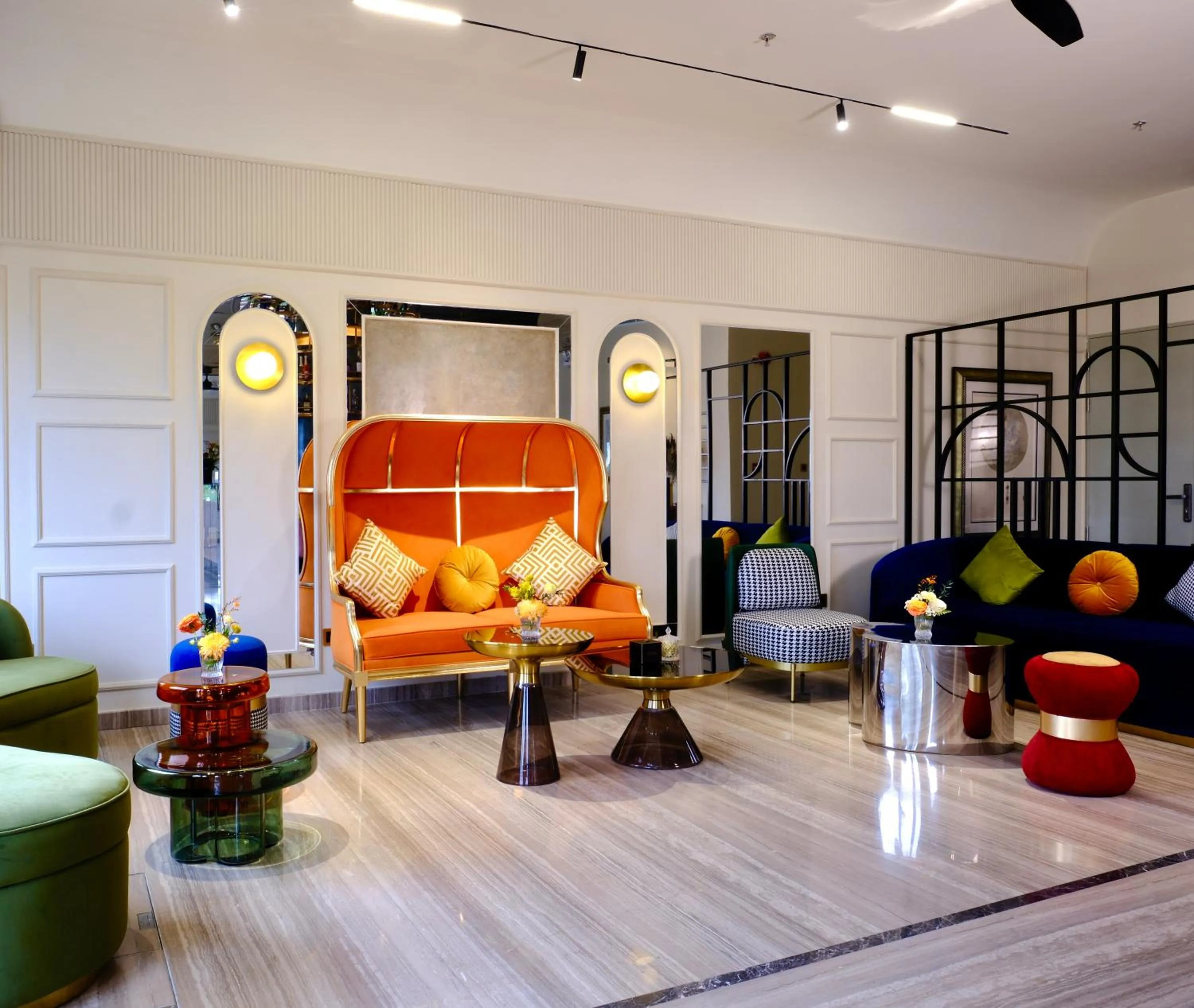 Seating area in CASEPiA