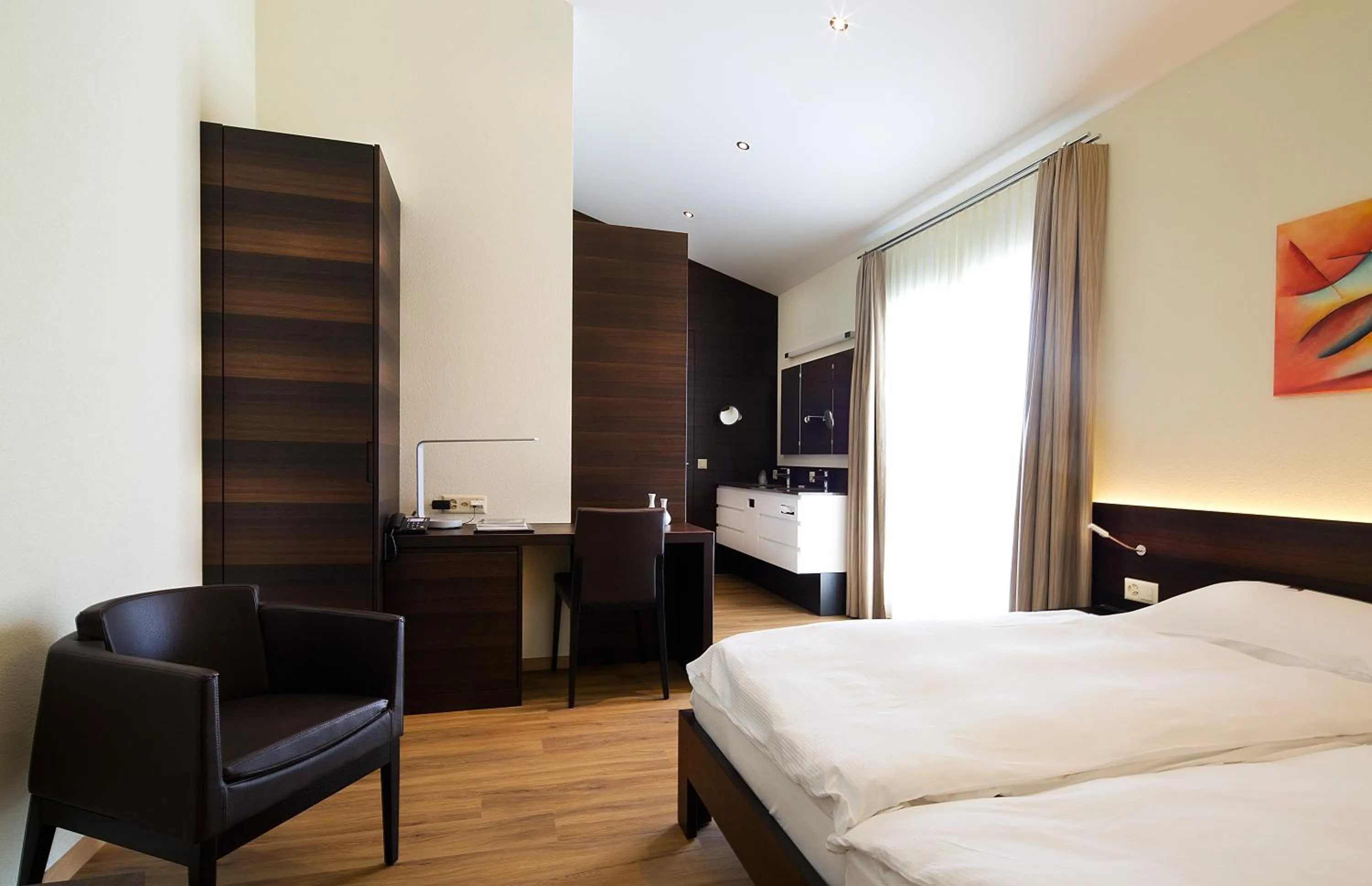 Bedroom, Bed in Hôtel Glanis