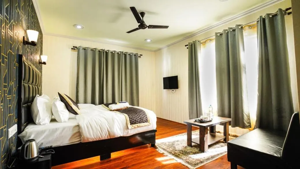 Bed in Maharastra Bhavan Atithi Grah