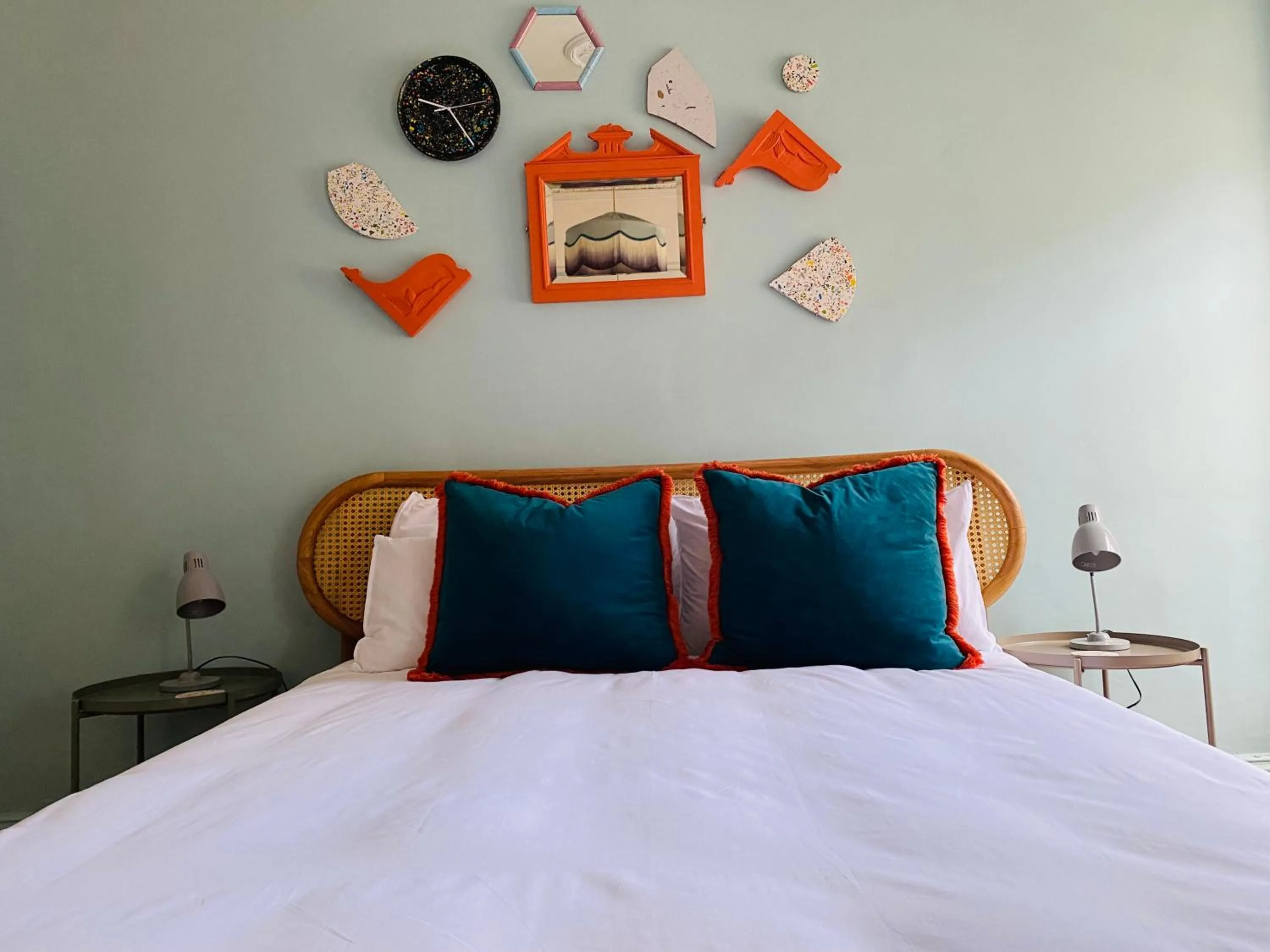 Decorative detail, Bed in Ben A'an House