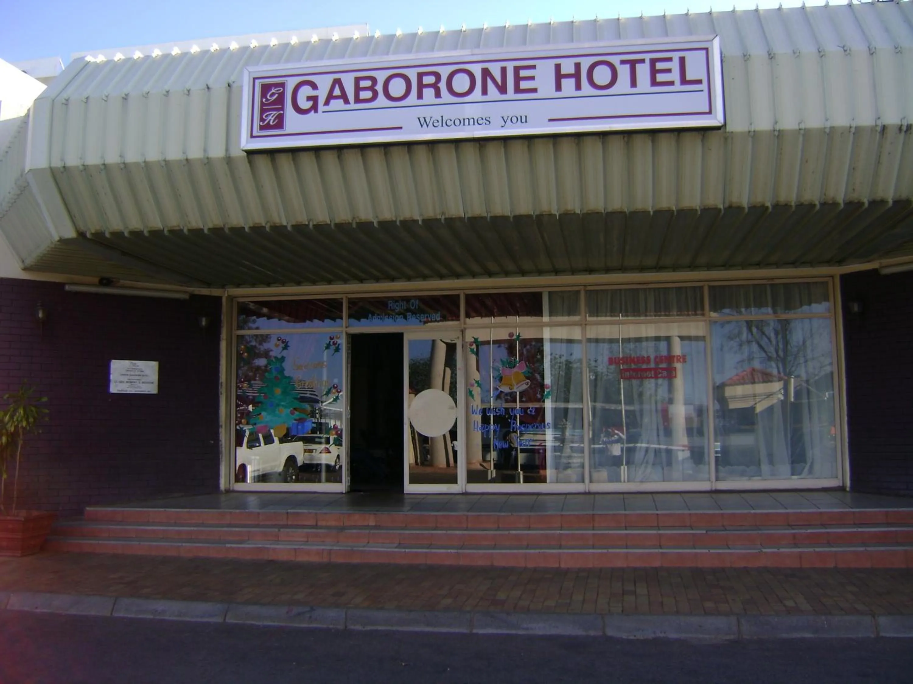 Facade/entrance in Gaborone Hotel