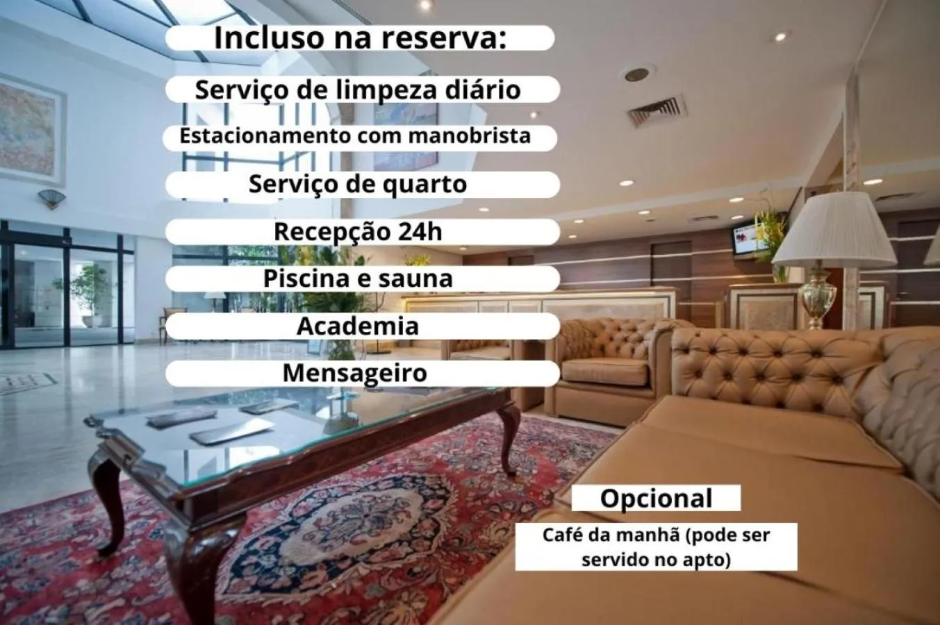 Lobby or reception in Ninety Hotel - Flat completo - Alameda Lorena - Jardins