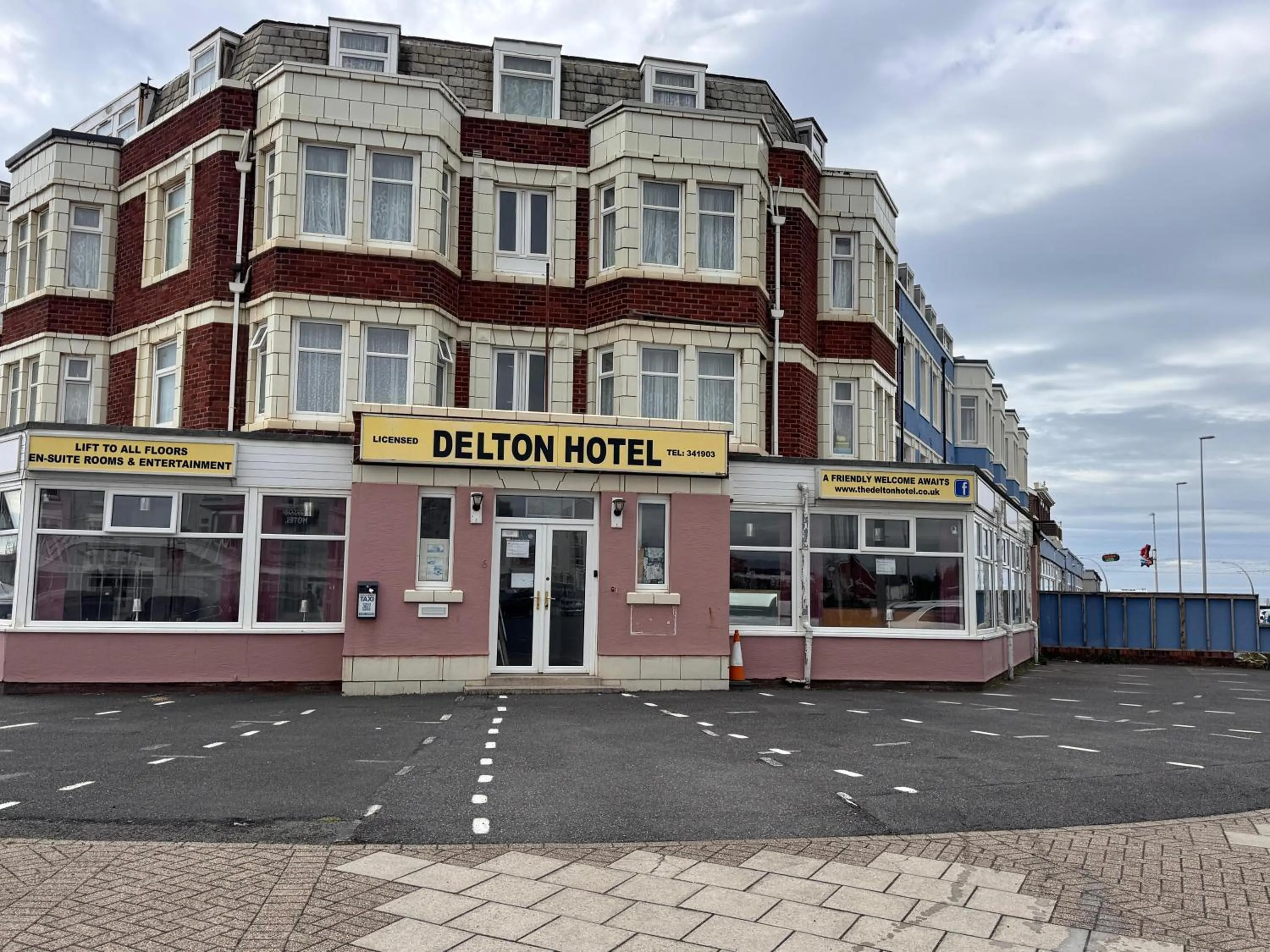 Property building in OYO Delton Hotel Blackpool Pleasure Beach