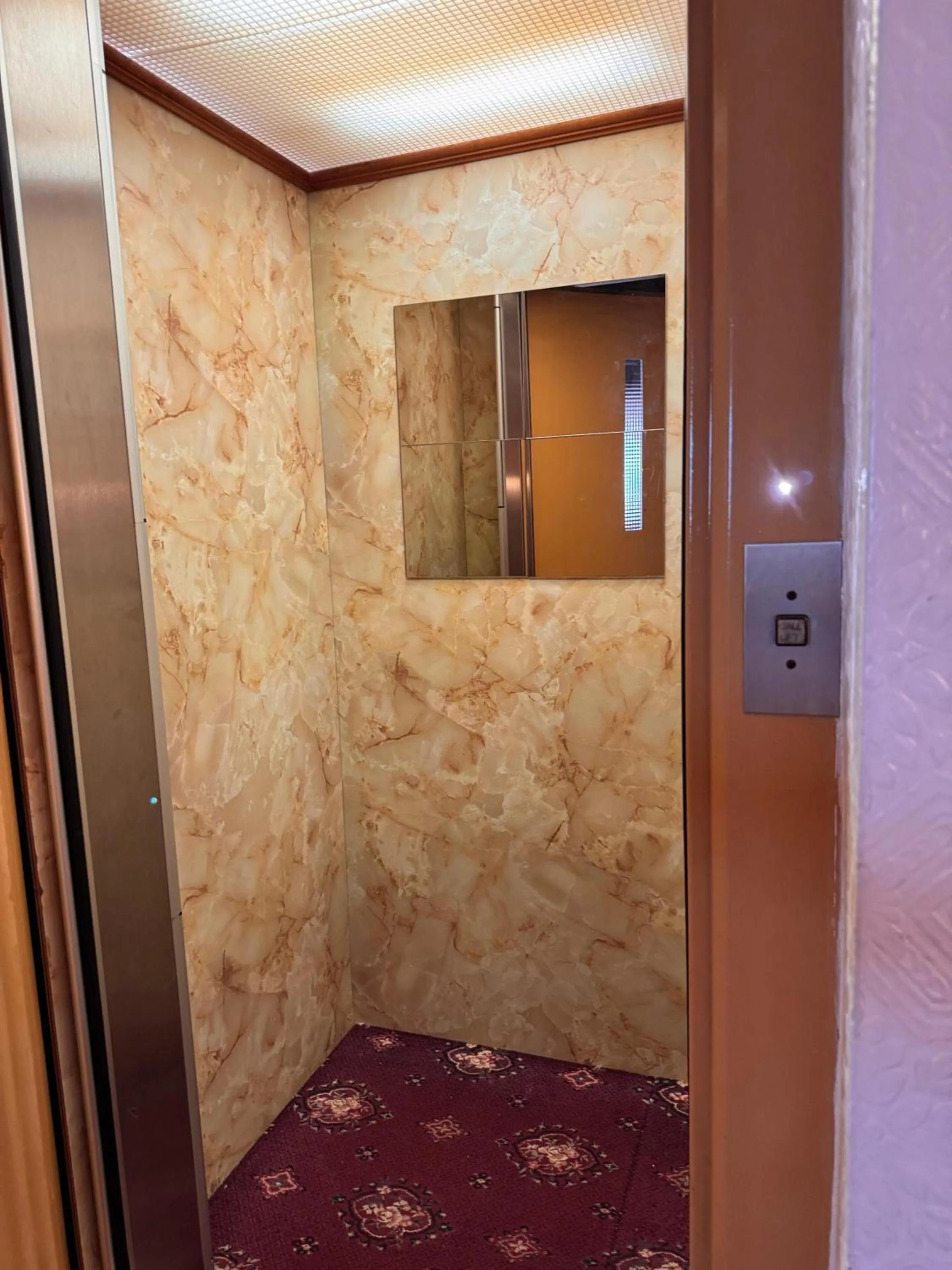 elevator in OYO Delton Hotel Blackpool Pleasure Beach