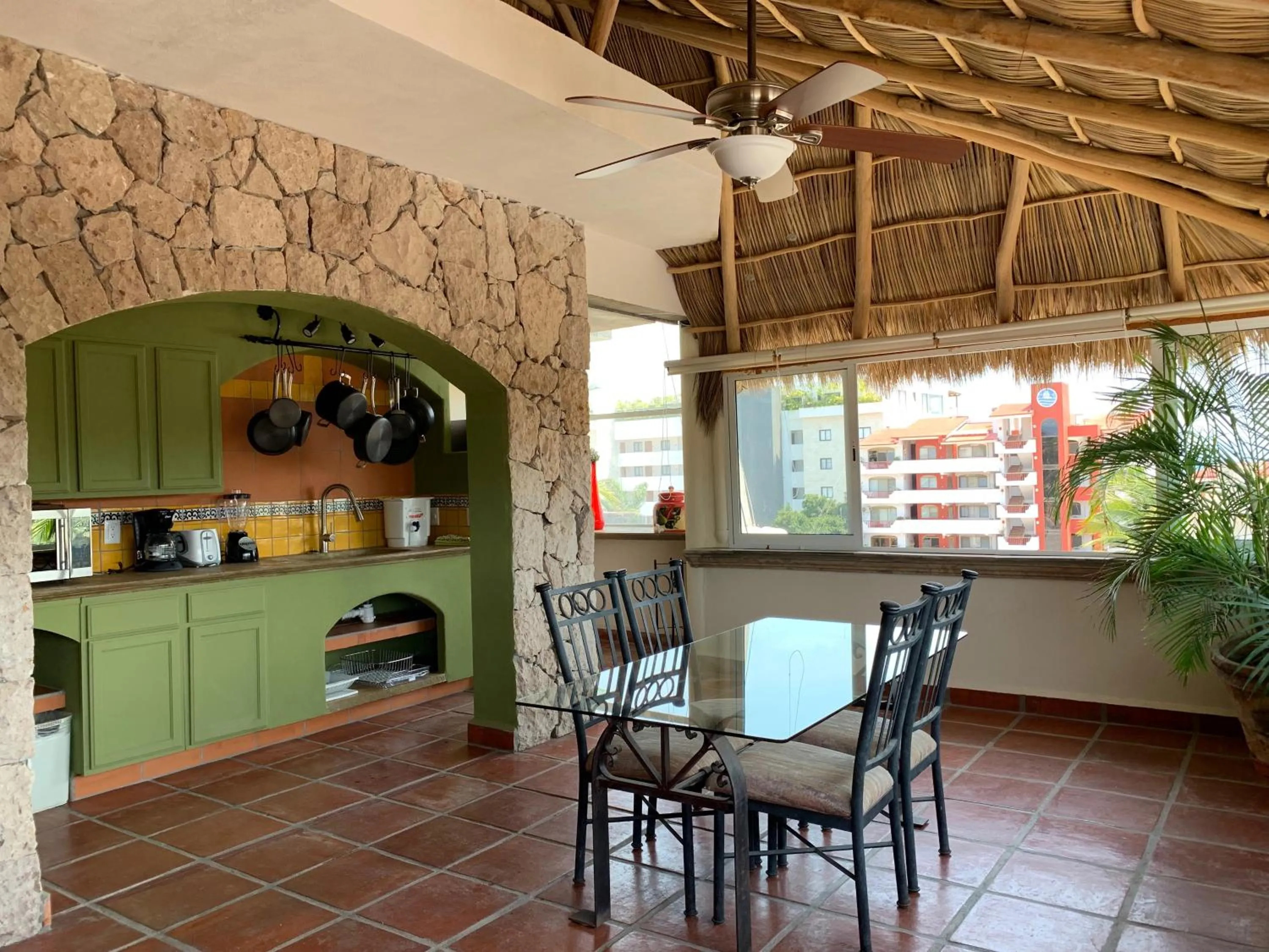 kitchen in Hotel Condominium La Posada de Bucerias
