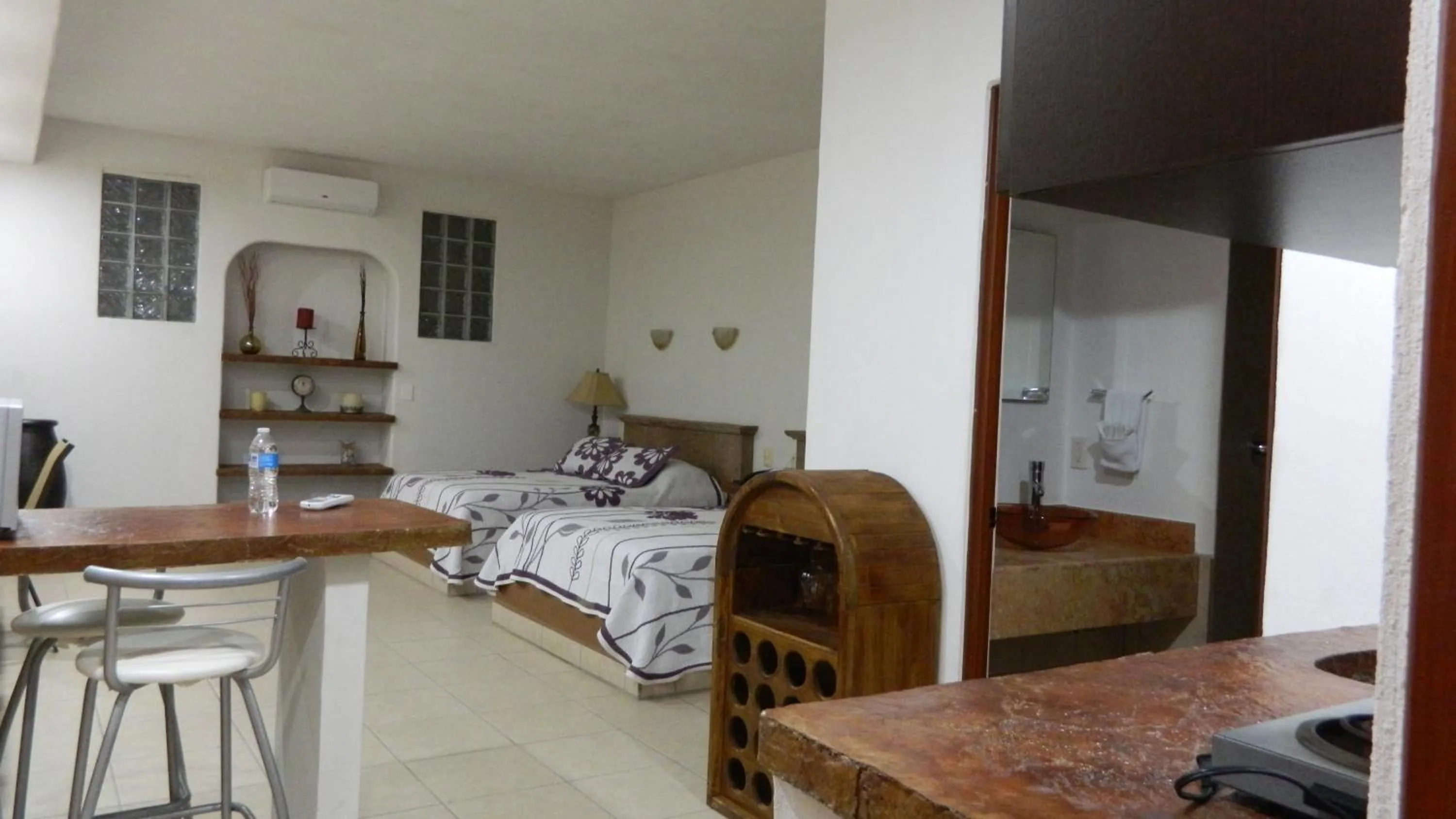 Bedroom, Bed in Hotel Condominium La Posada de Bucerias