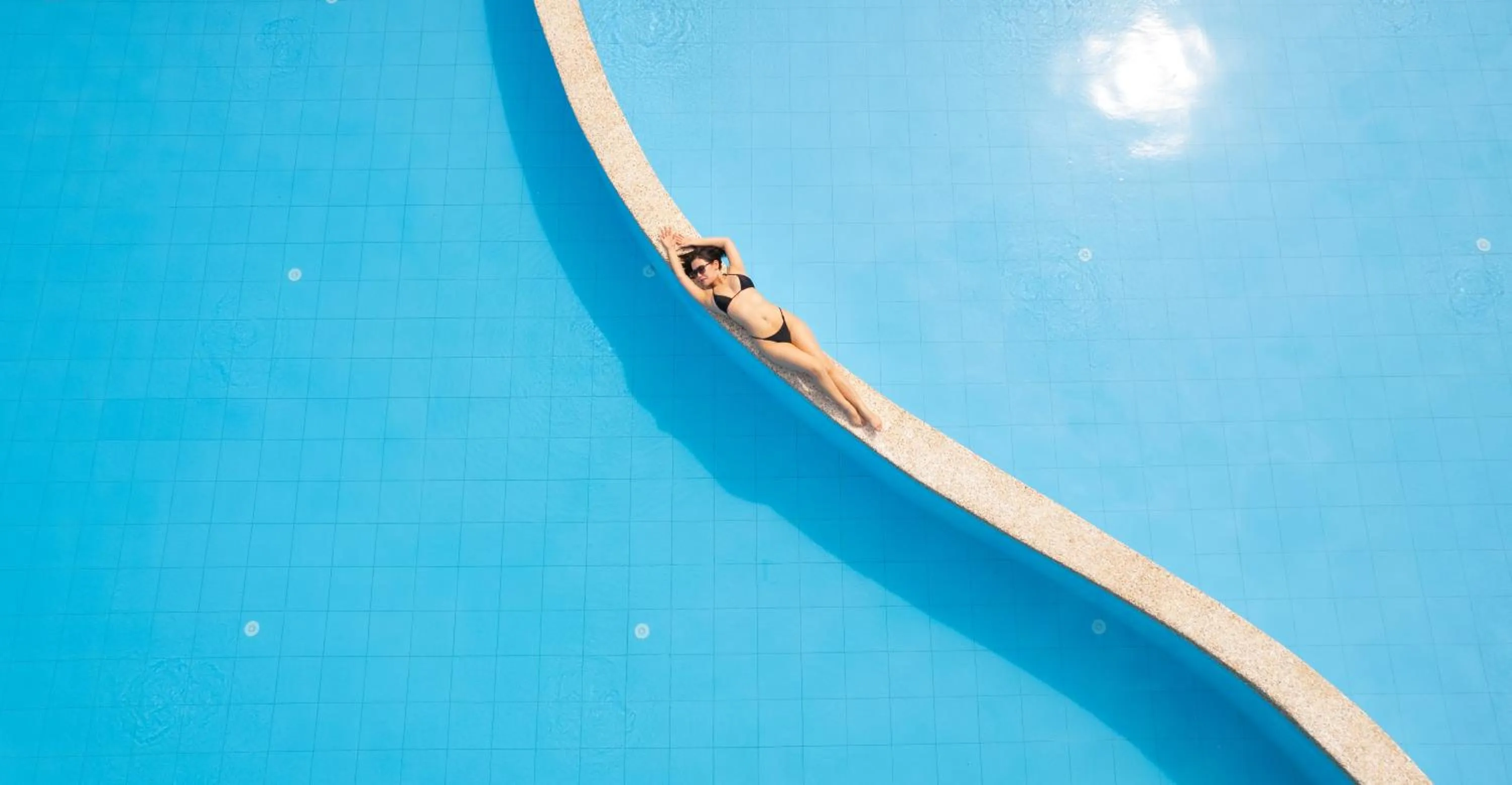 Pool view in H Resort Bohol - The Coral Cliff by SMS Hospitality