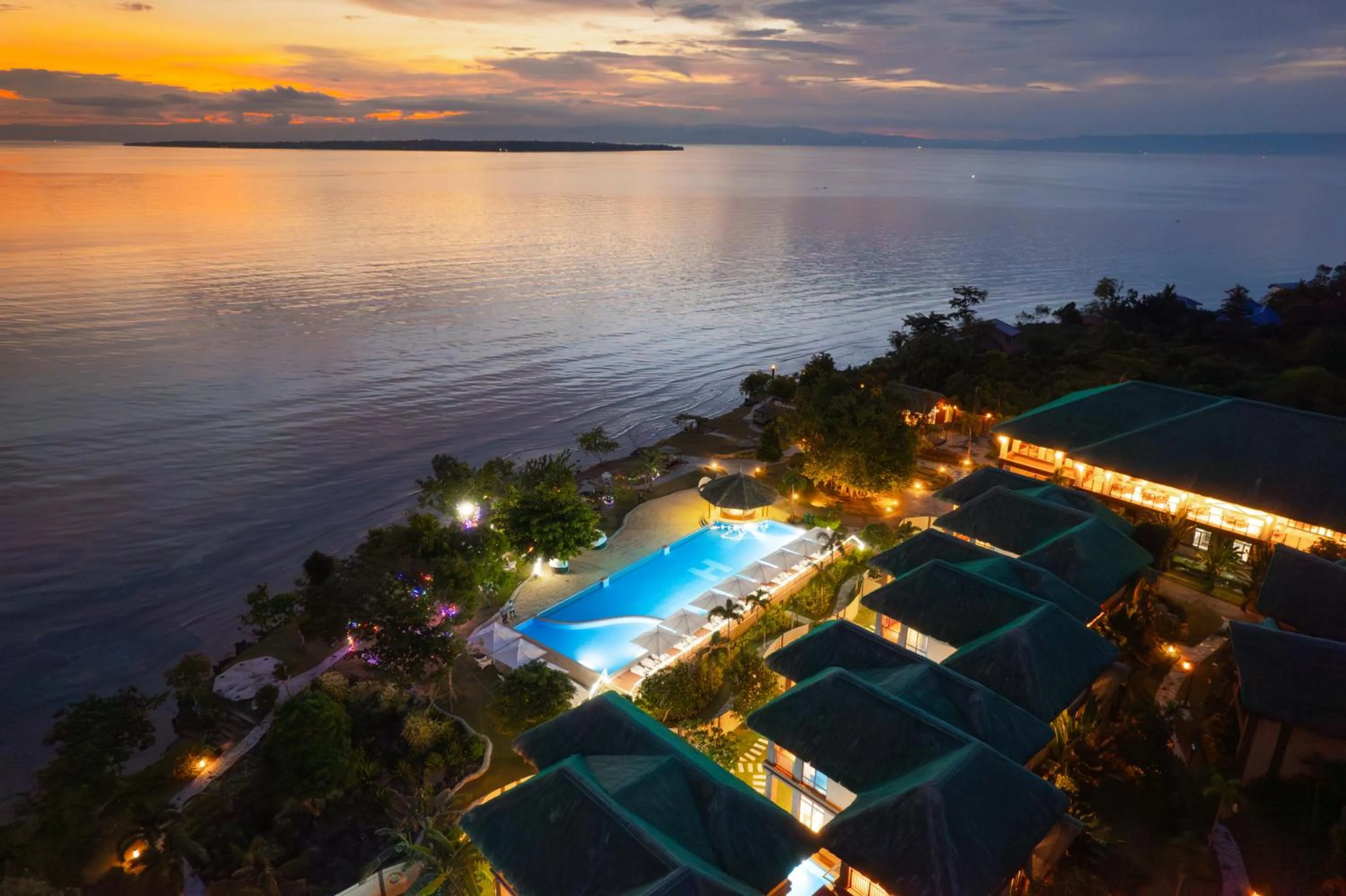 Pool view in H Resort Bohol - The Coral Cliff by SMS Hospitality