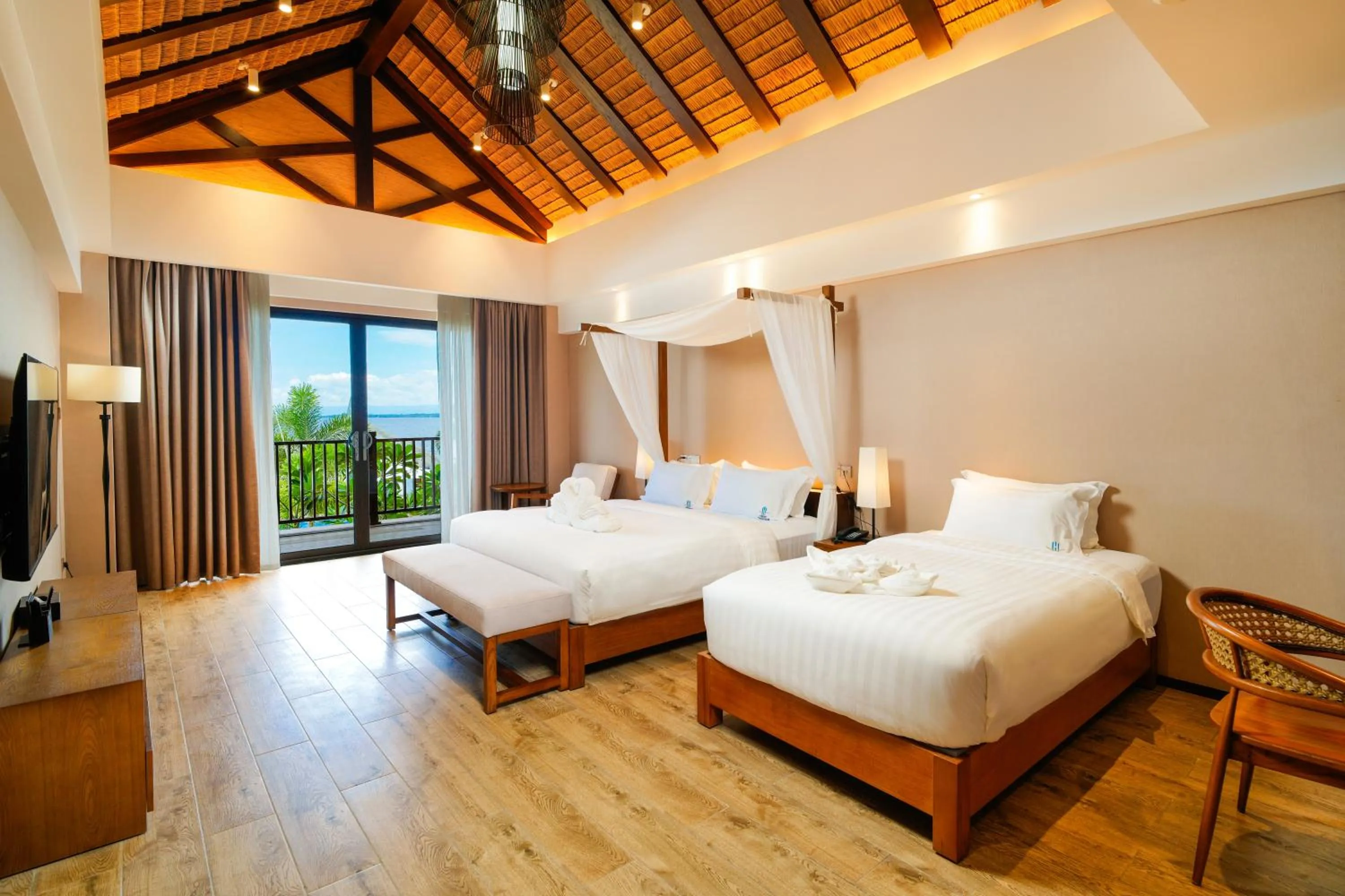 Bed in H Resort Bohol - The Coral Cliff by SMS Hospitality