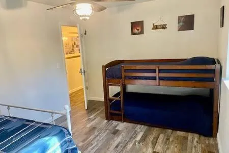 Bed in Deer Haven Hot Tub Foosball Pool Table