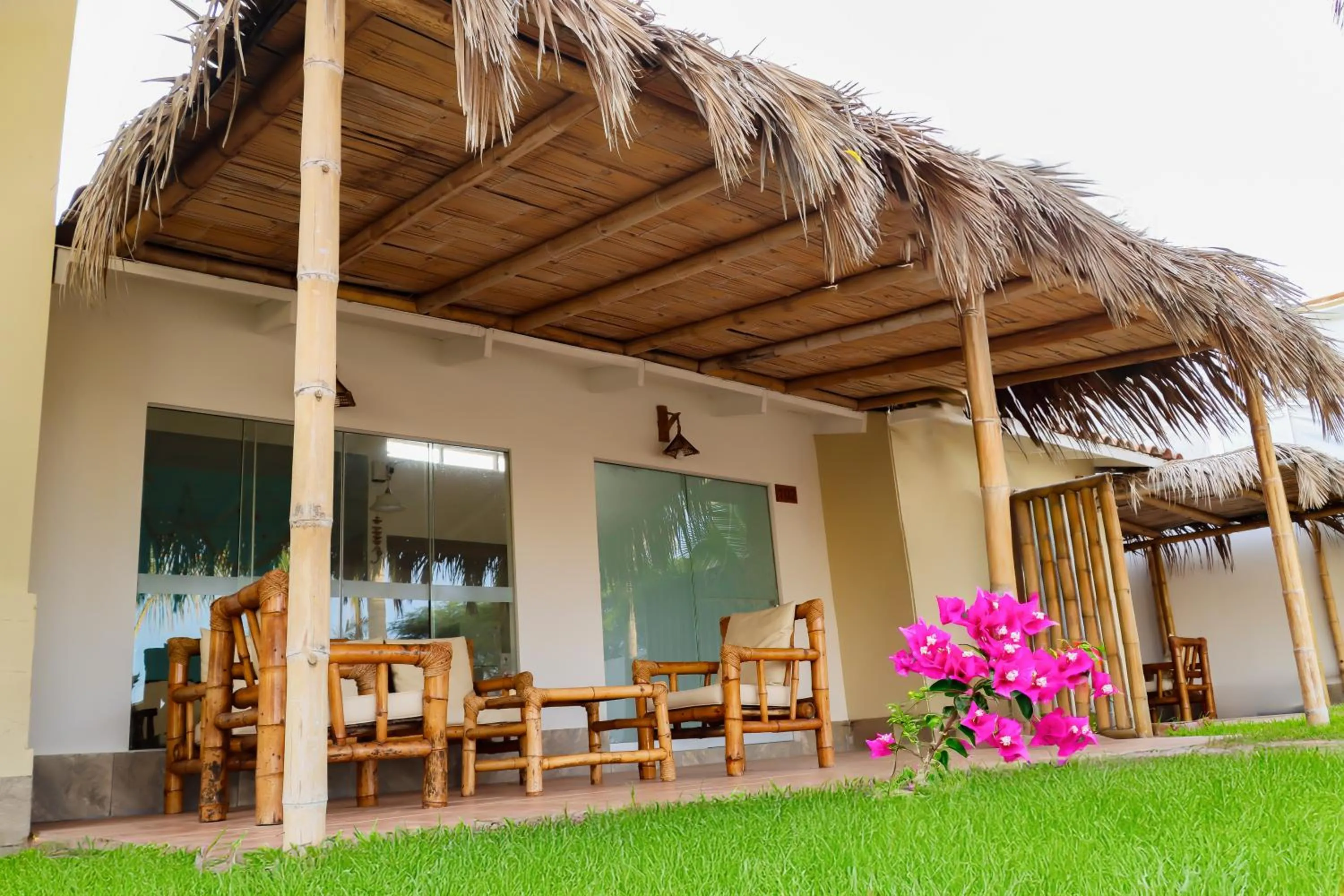 Balcony/Terrace in ÓRGANOS BEACH bungalows & suites