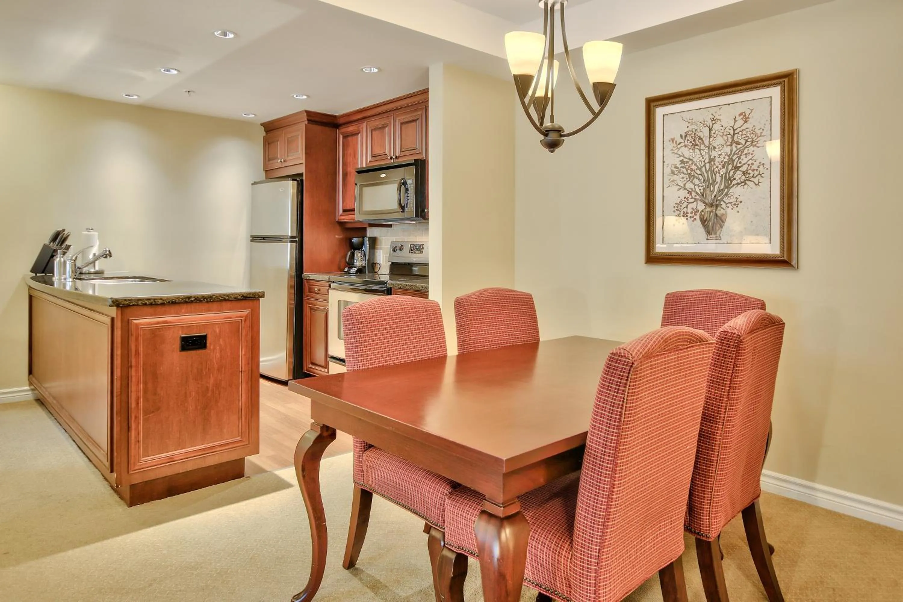 Living room in Residences at the Sun Peaks Grand