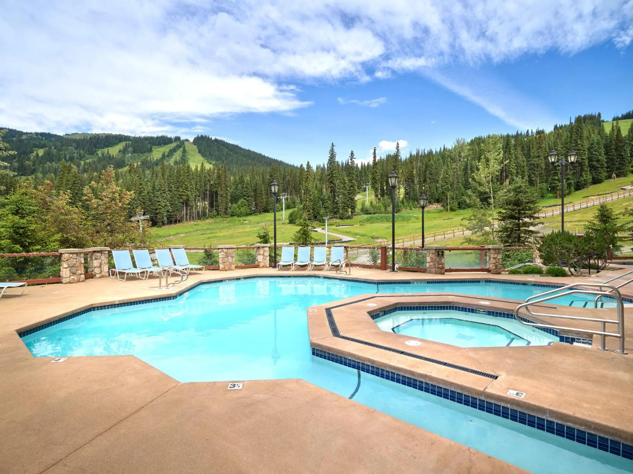 Swimming pool in Residences at the Sun Peaks Grand