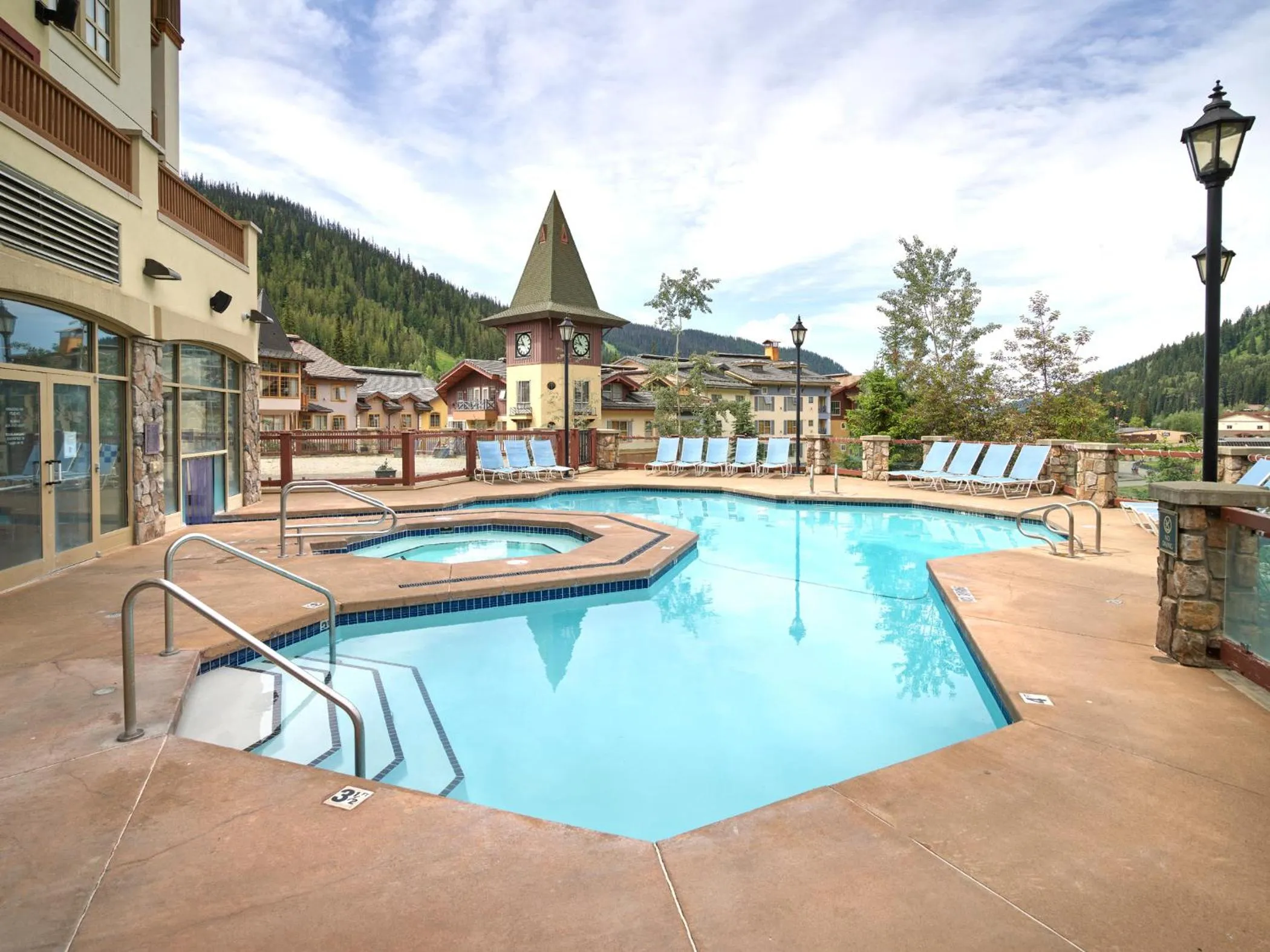 Swimming pool in Residences at the Sun Peaks Grand