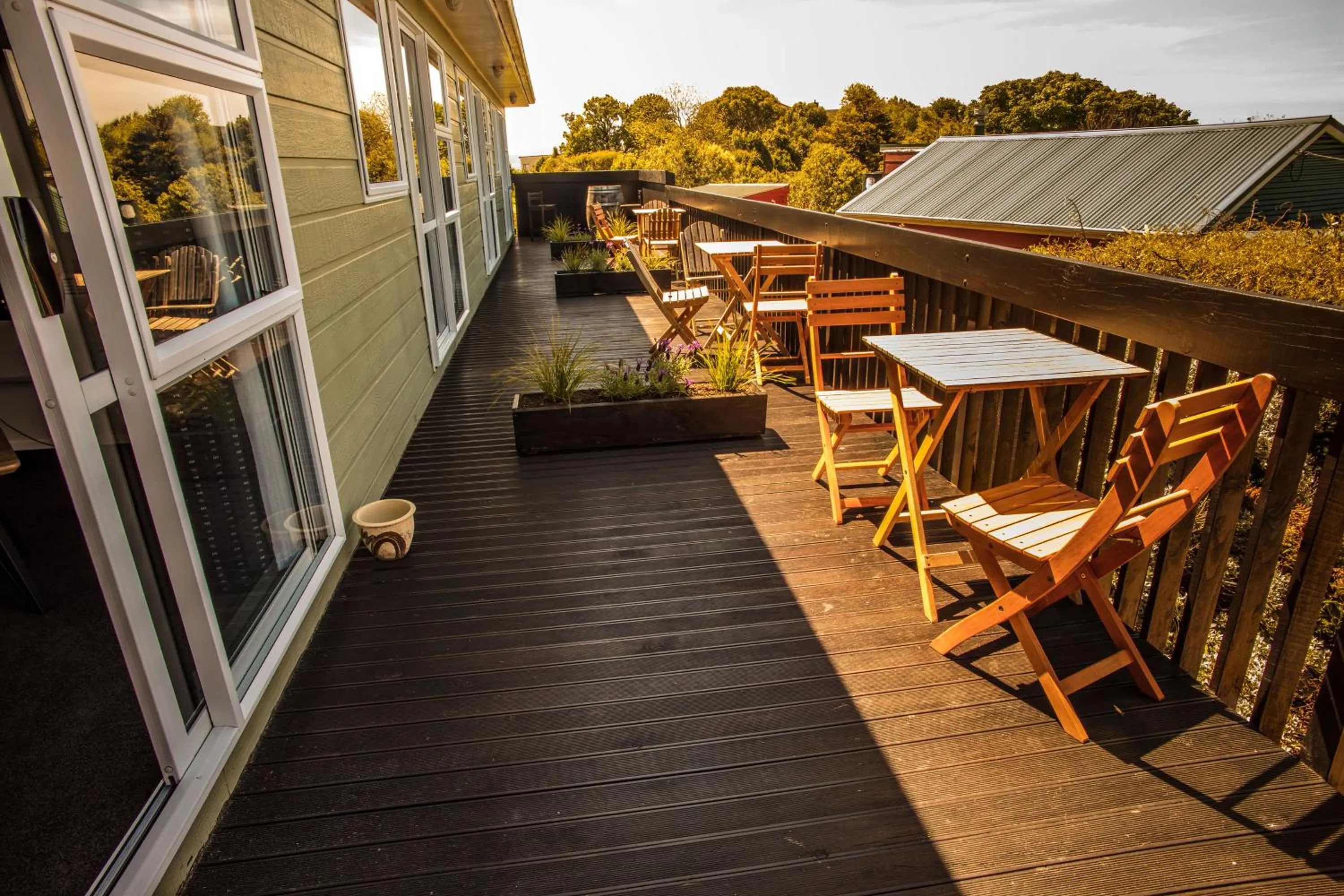 Balcony/Terrace in Kaka Point Motels