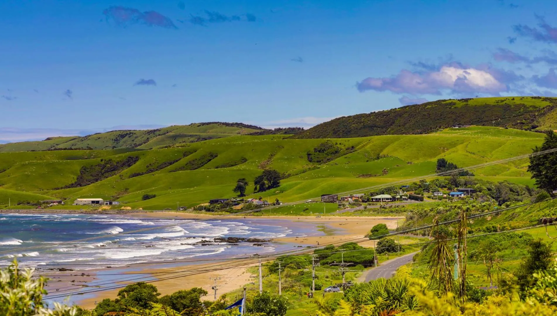 Natural landscape in Kaka Point Motels