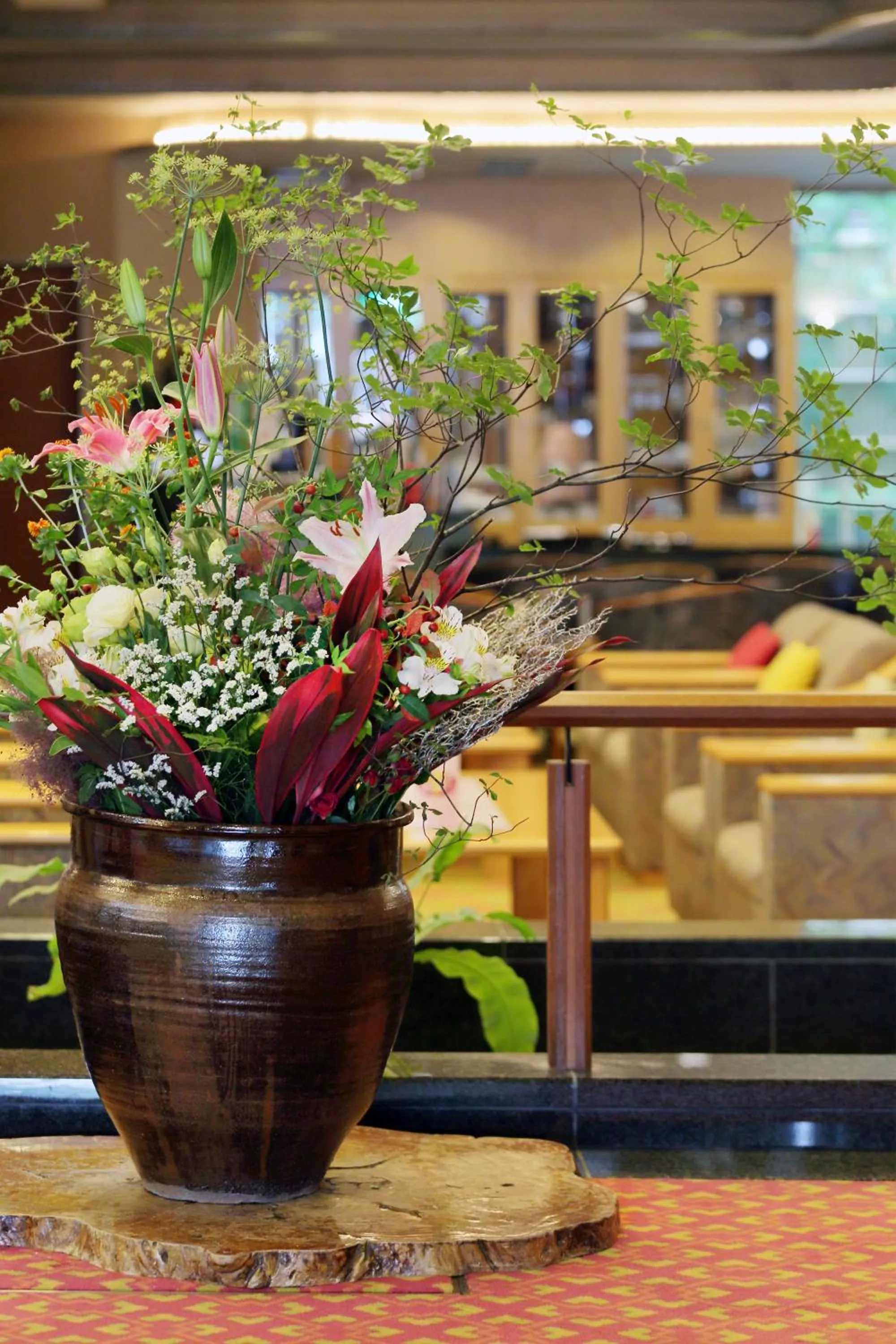 Lobby or reception in Kami no yama Azumaya